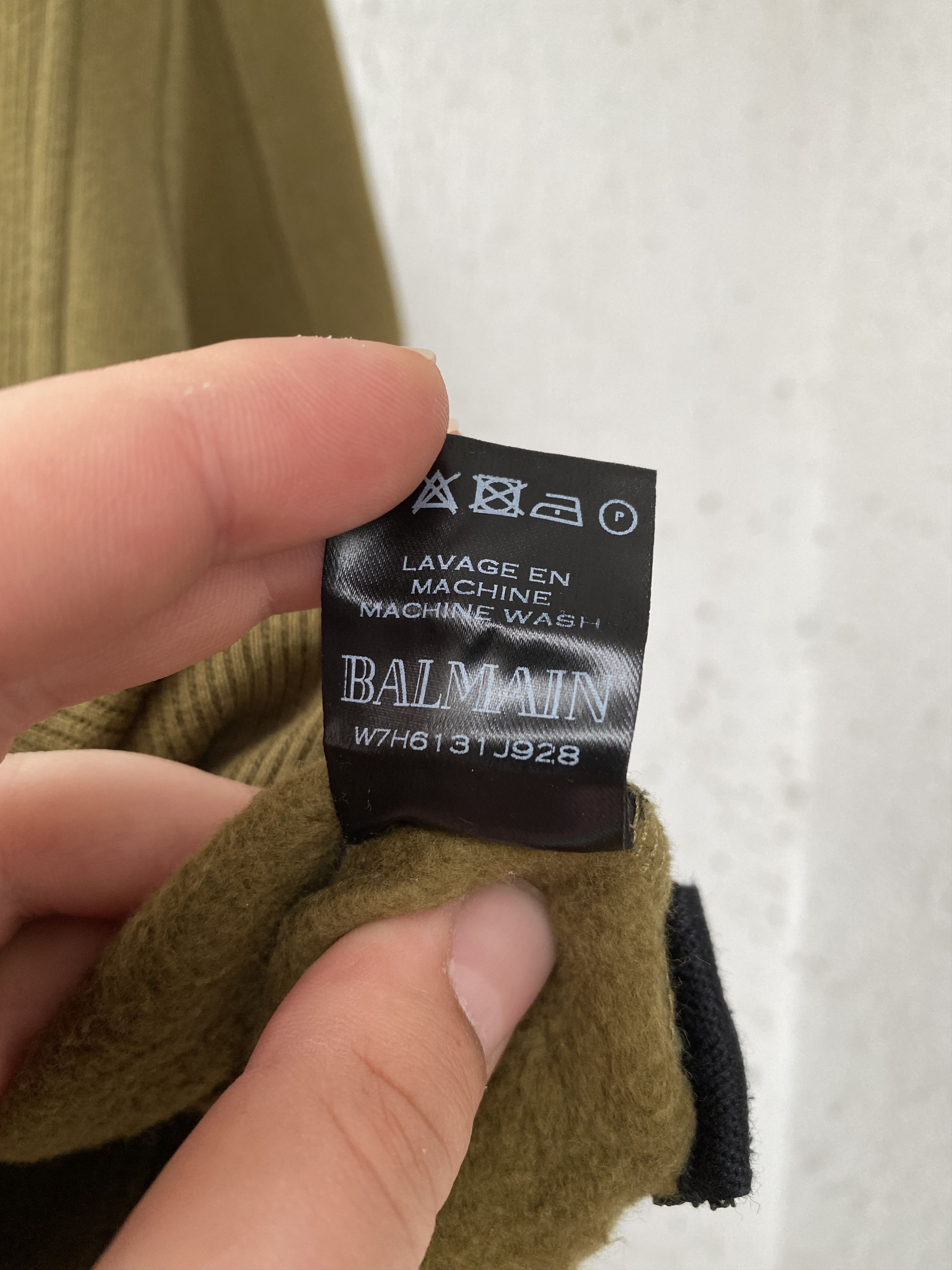 Balmain side zip biker sweatshirt Size US L / EU 52-54 / 3 - 7 Thumbnail