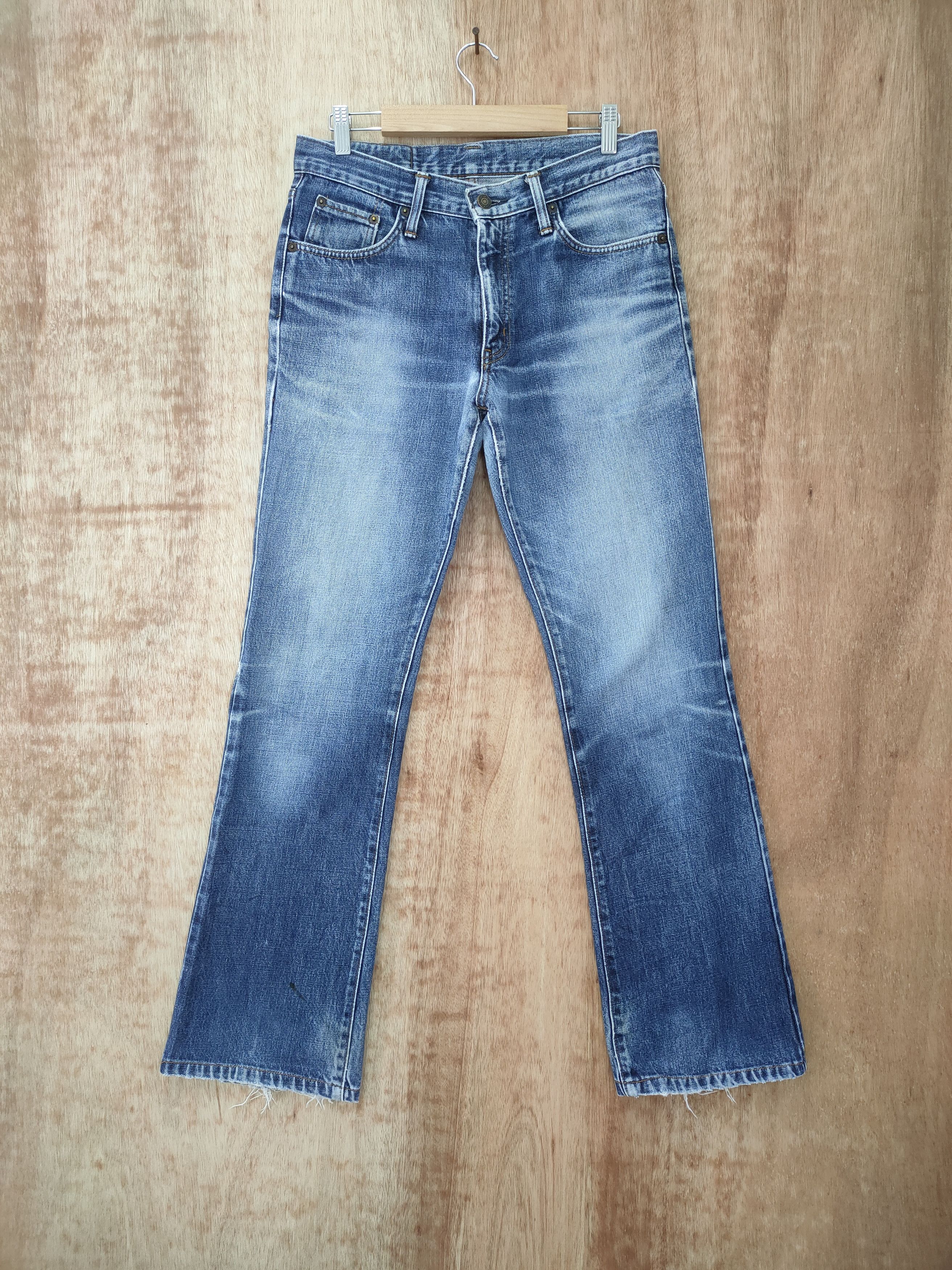 Edwin × Vintage 31×31 FLARED JEANS DENIM PANTS Size US 31 - 1 Thumbnail