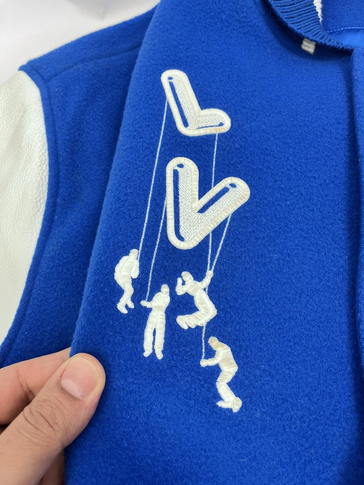 Louis Vuitton LOUIS VUITTON VIRGIL ABLOH PUPPETS VARSITY JACKET (RARE) Size US XL / EU 56 / 4 - 23 Thumbnail