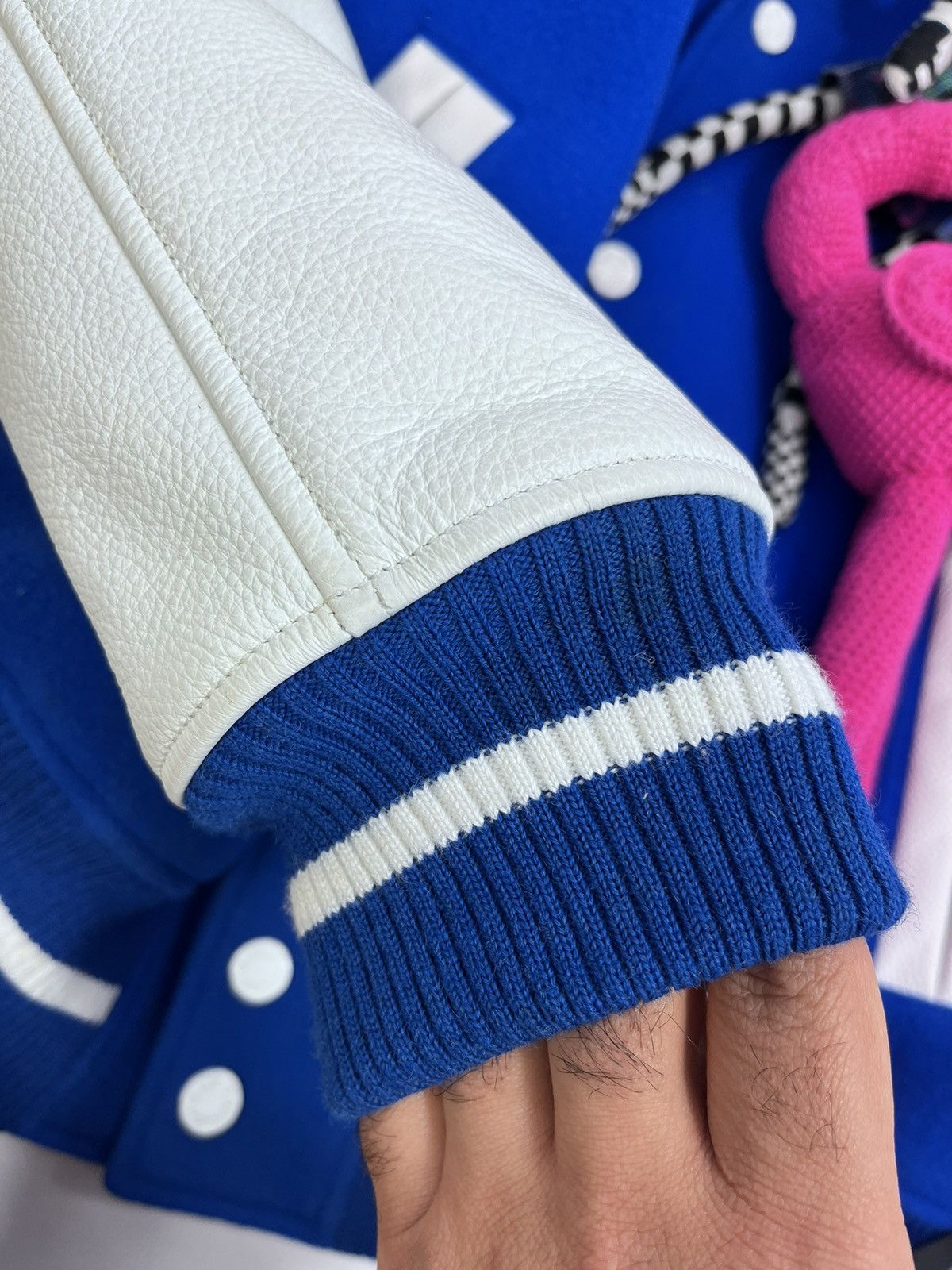 Louis Vuitton LOUIS VUITTON VIRGIL ABLOH PUPPETS VARSITY JACKET (RARE) Size US XL / EU 56 / 4 - 10 Thumbnail