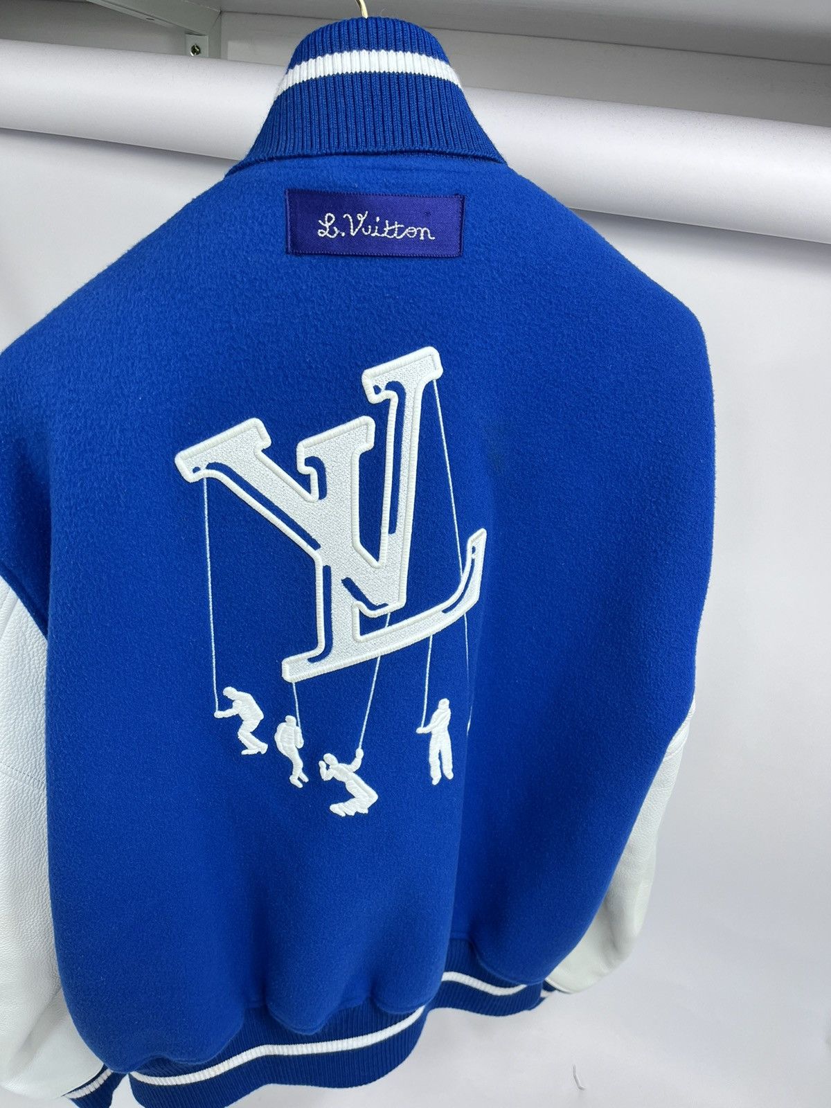 Louis Vuitton LOUIS VUITTON VIRGIL ABLOH PUPPETS VARSITY JACKET (RARE) Size US XL / EU 56 / 4 - 9 Thumbnail