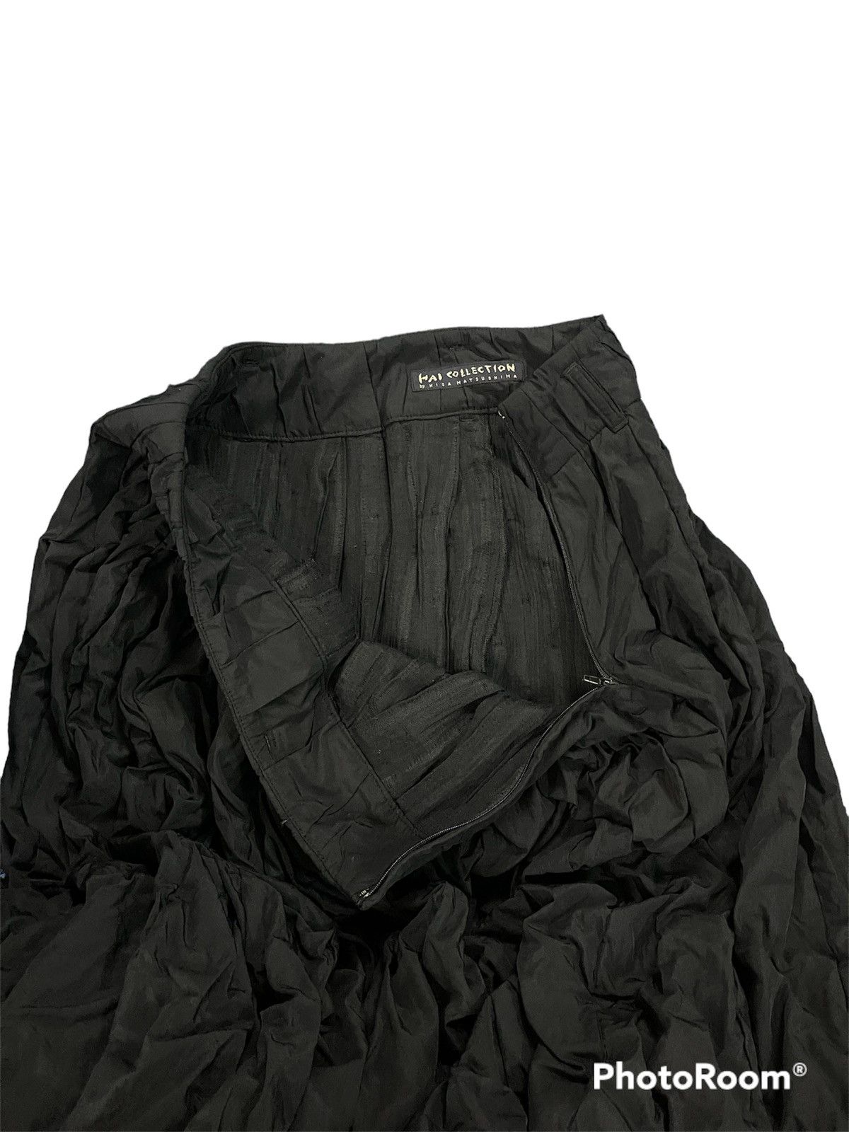 Hai Sporting Gear × Issey Miyake × Vintage Issey Miyake Hai Collection By Hisa Matsushima Black Skirts Size 30" / US 8 / IT 44 - 7 Thumbnail