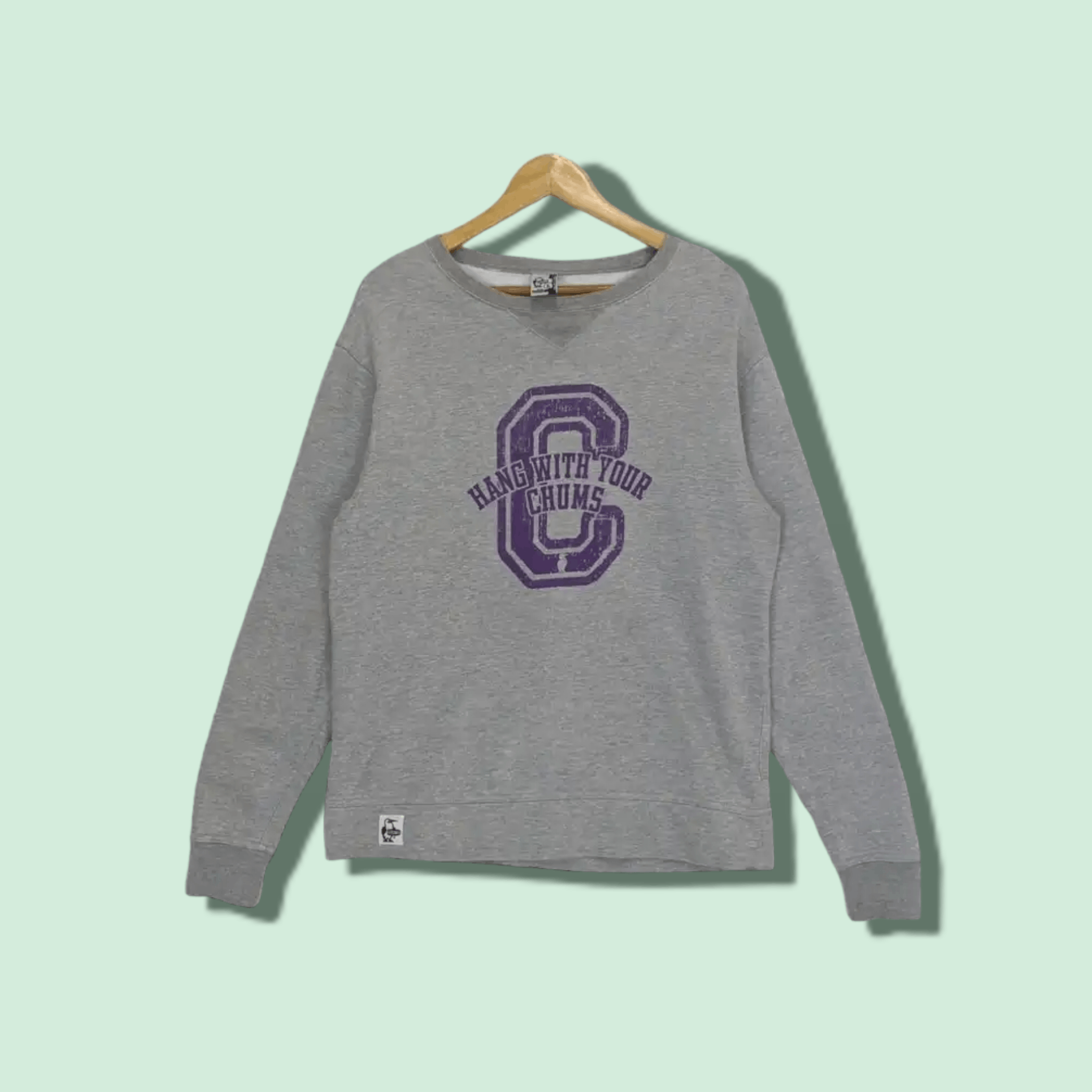 Chums CHUMS Penguin Big Spell Out Jumper Sweatshirt Size US M / EU 48-50 / 2 - 1 Thumbnail