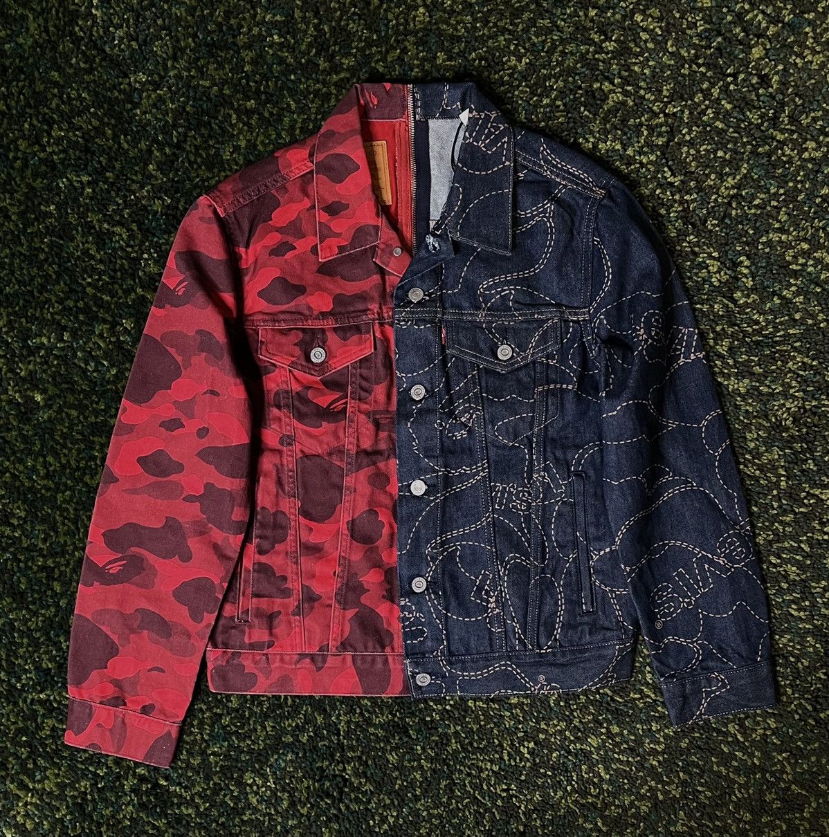 BAPE x LEVI'S JACKET CUSTOM