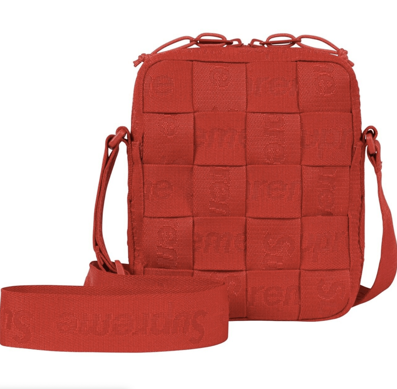 Supreme Supreme Woven Side Bag in Red Size ONE SIZE - 1 Thumbnail