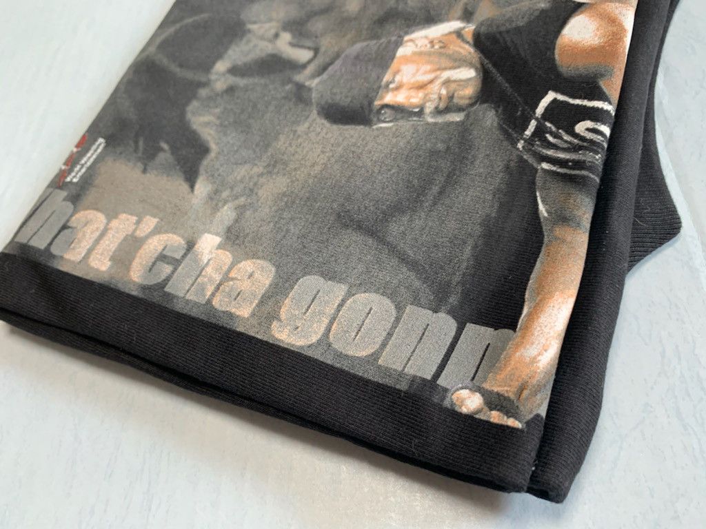 Vintage DEADSTOCK VTG WrestleMania 2002 Hulk Hogan vs The Rock WWE Size US L / EU 52-54 / 3 - 2 Thumbnail