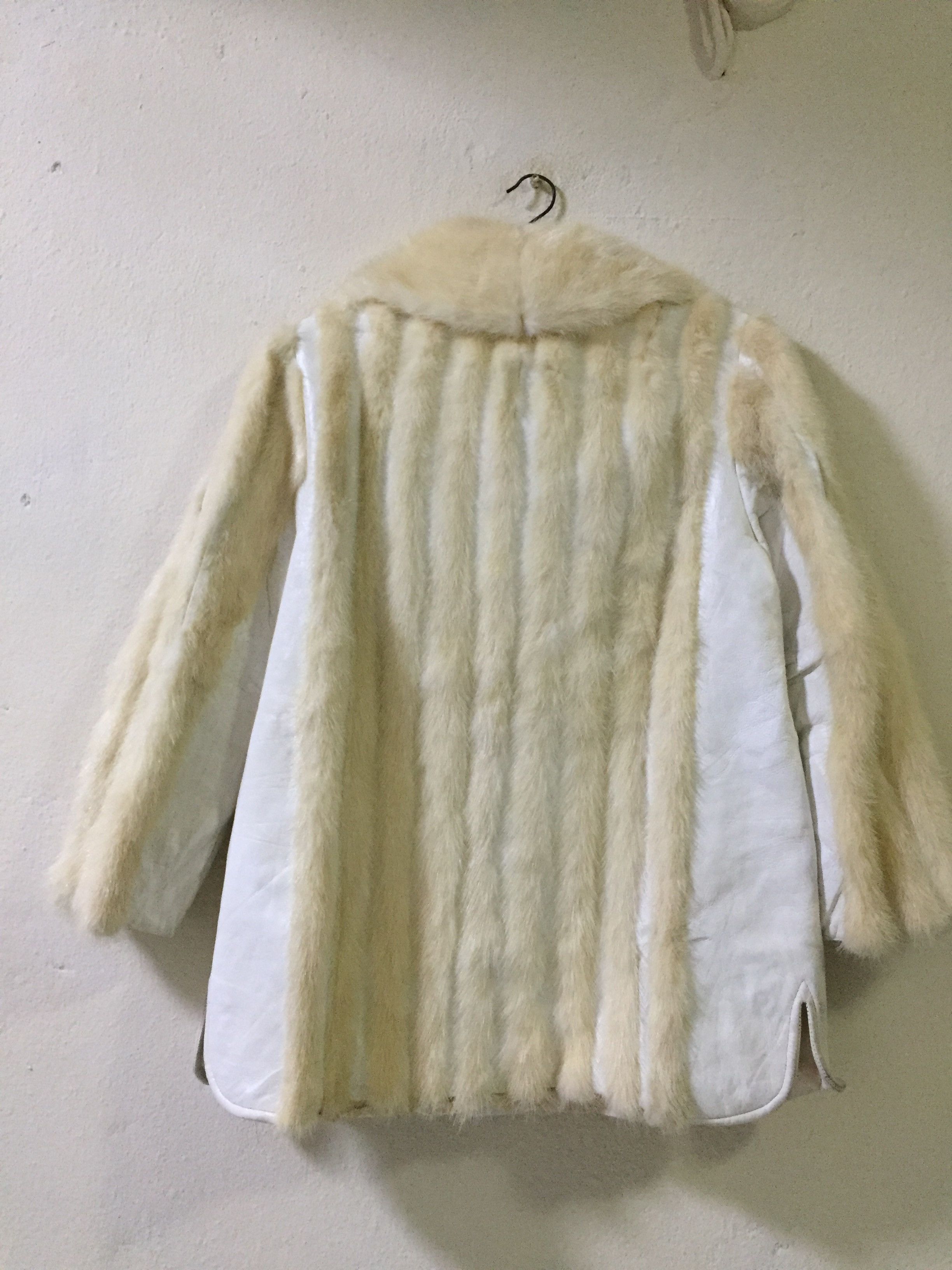Cesare Attolini Cesare White Leather Jacket Size US M / EU 48-50 / 2 - 6 Thumbnail