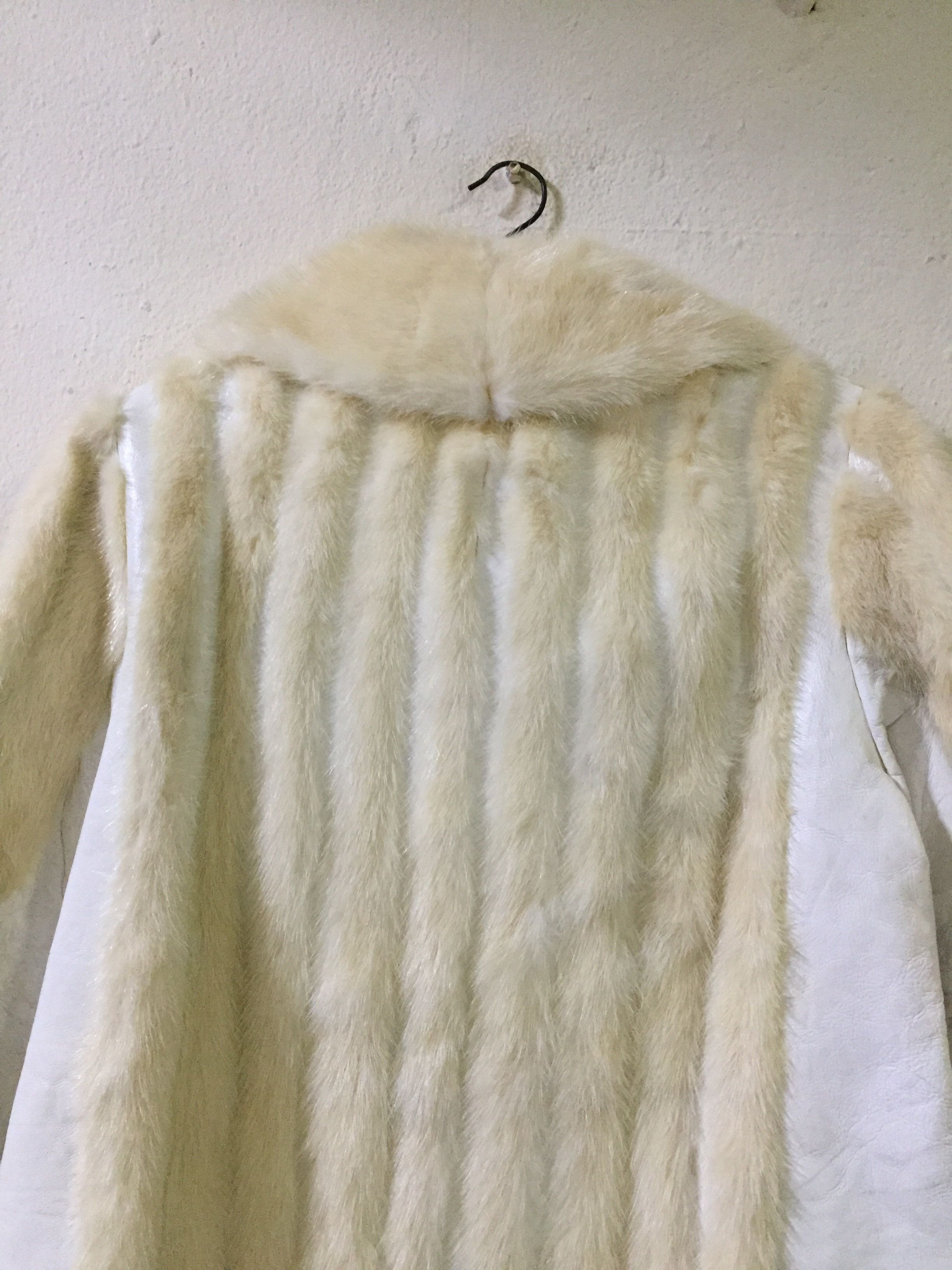 Cesare Attolini Cesare White Leather Jacket Size US M / EU 48-50 / 2 - 9 Thumbnail