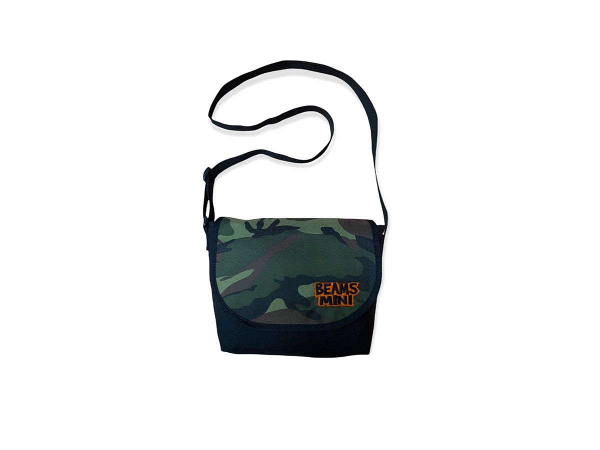 BEAMS MINI CAMO CROSSBODY BAG