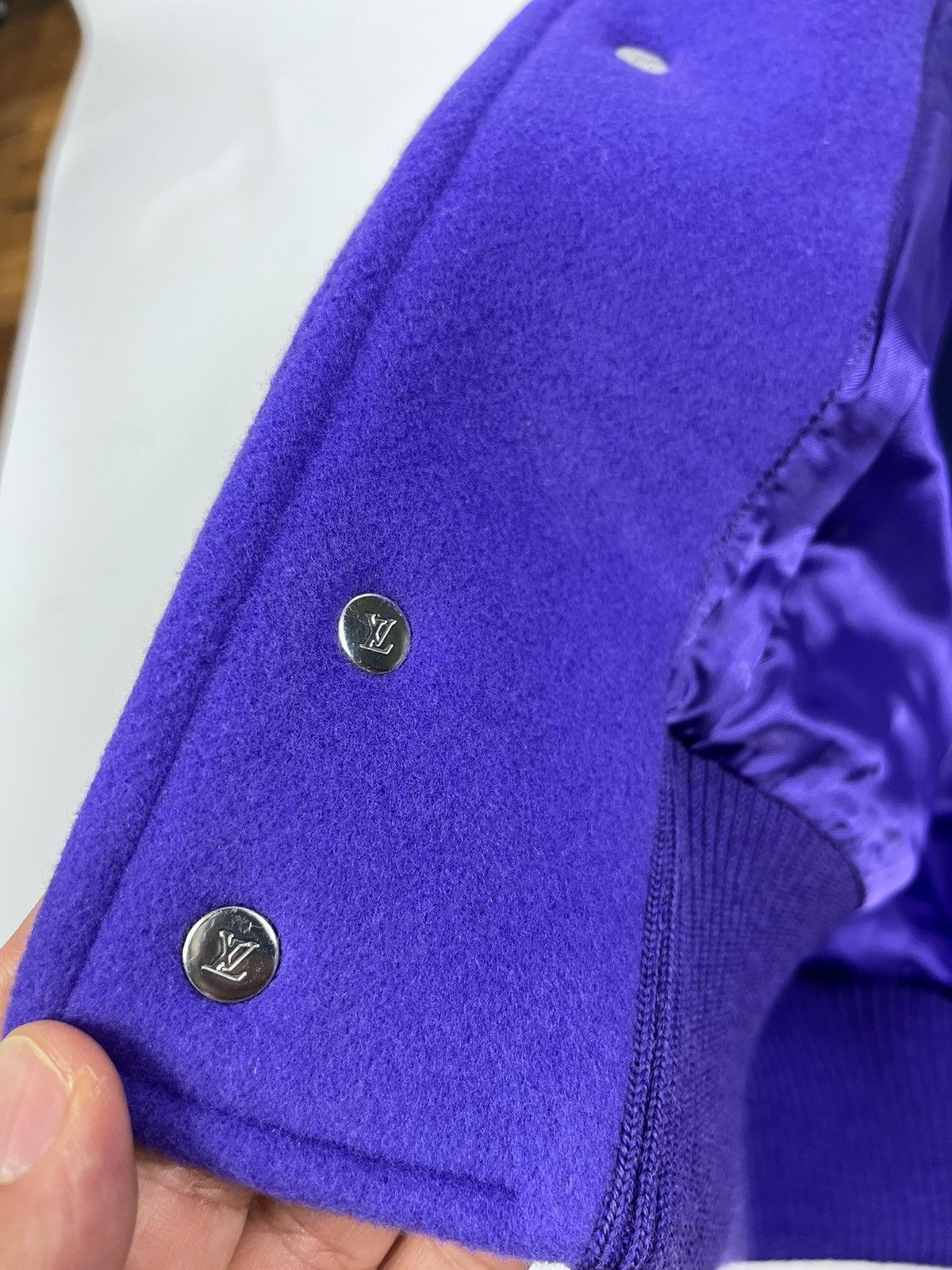 Louis Vuitton LOUIS VUITTON FROG PURPLE VARSITY JACKET Size US L / EU 52-54 / 3 - 10 Thumbnail
