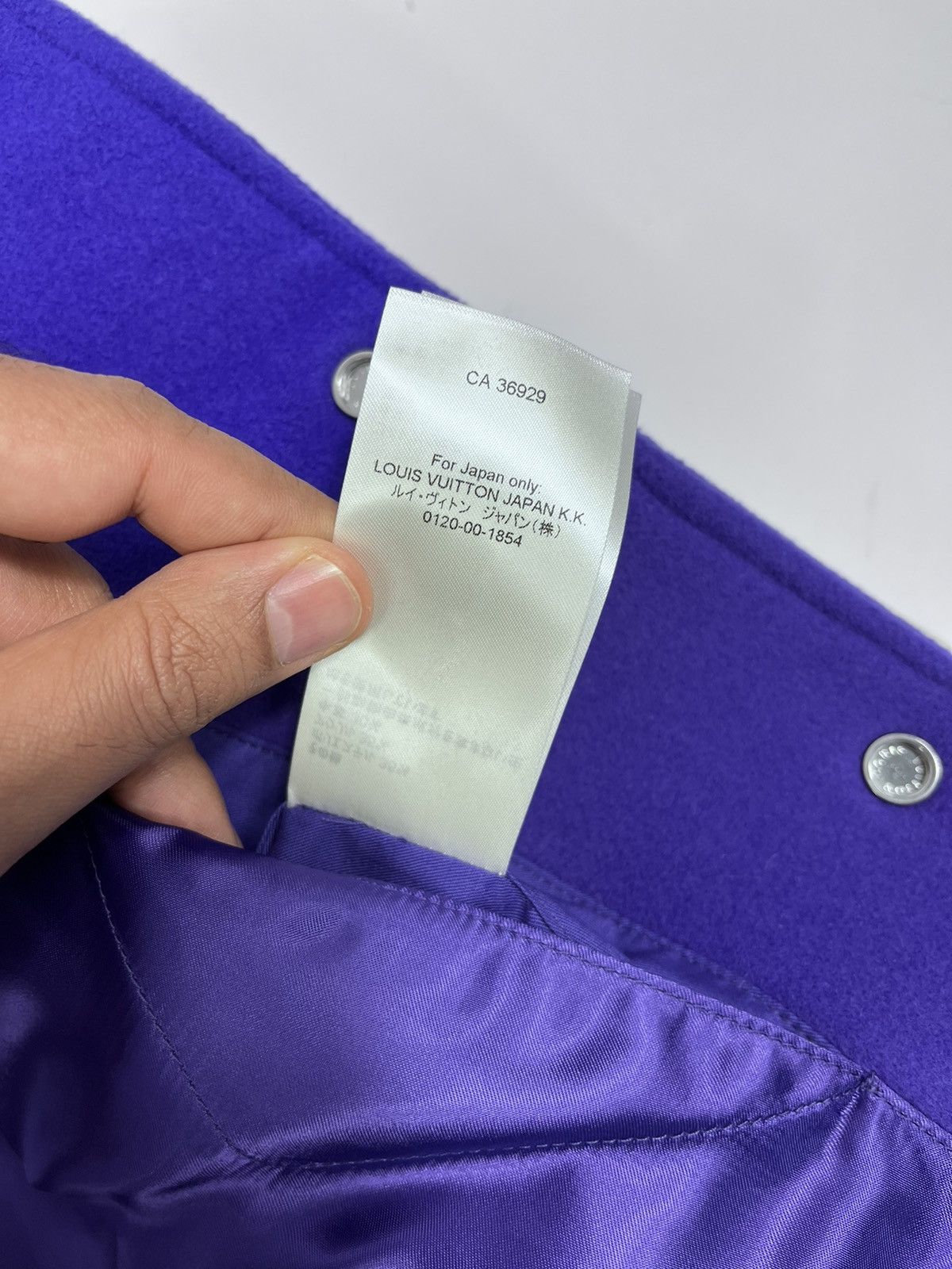Louis Vuitton LOUIS VUITTON FROG PURPLE VARSITY JACKET Size US L / EU 52-54 / 3 - 17 Thumbnail