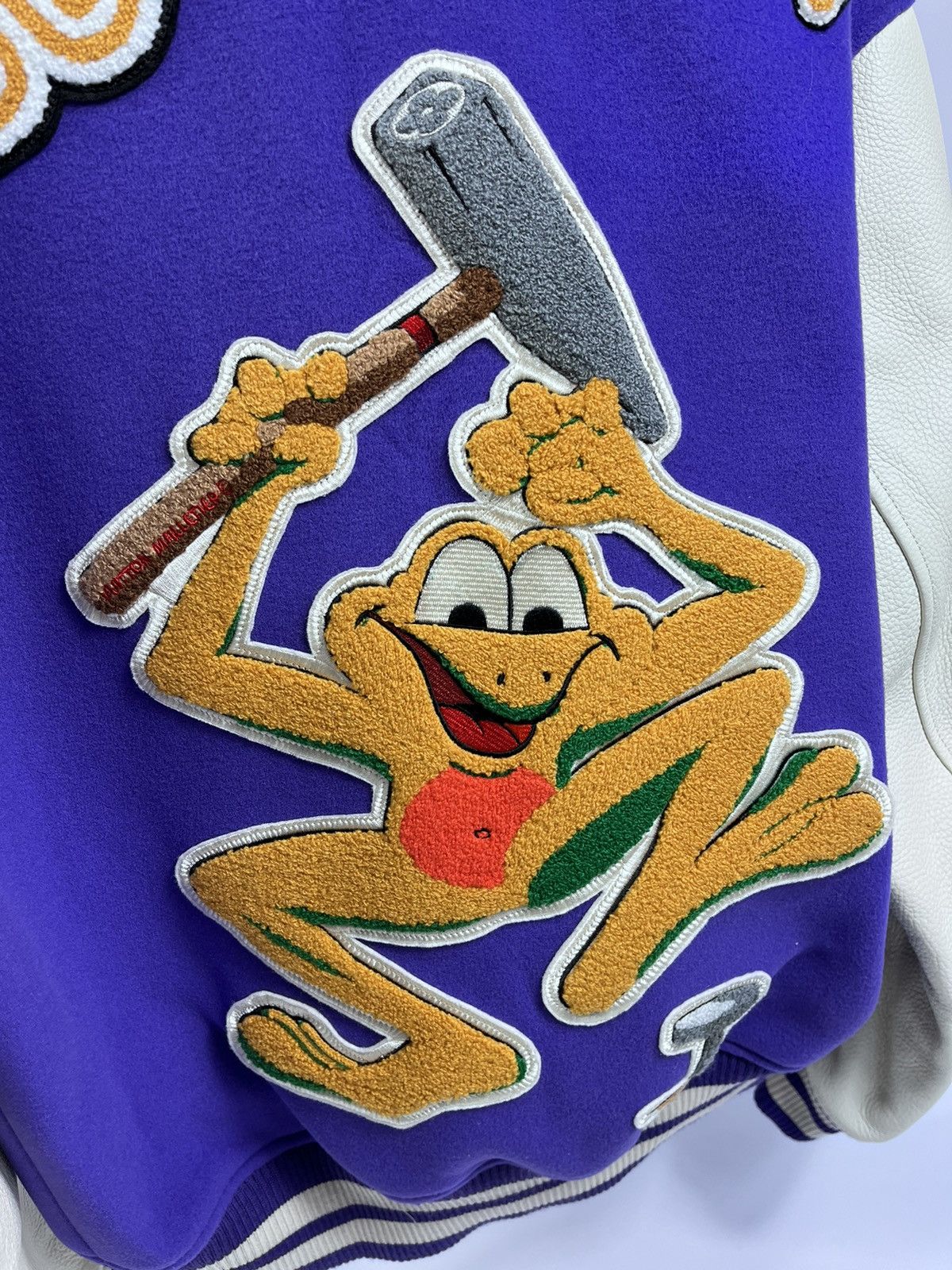 Louis Vuitton LOUIS VUITTON FROG PURPLE VARSITY JACKET Size US L / EU 52-54 / 3 - 6 Thumbnail