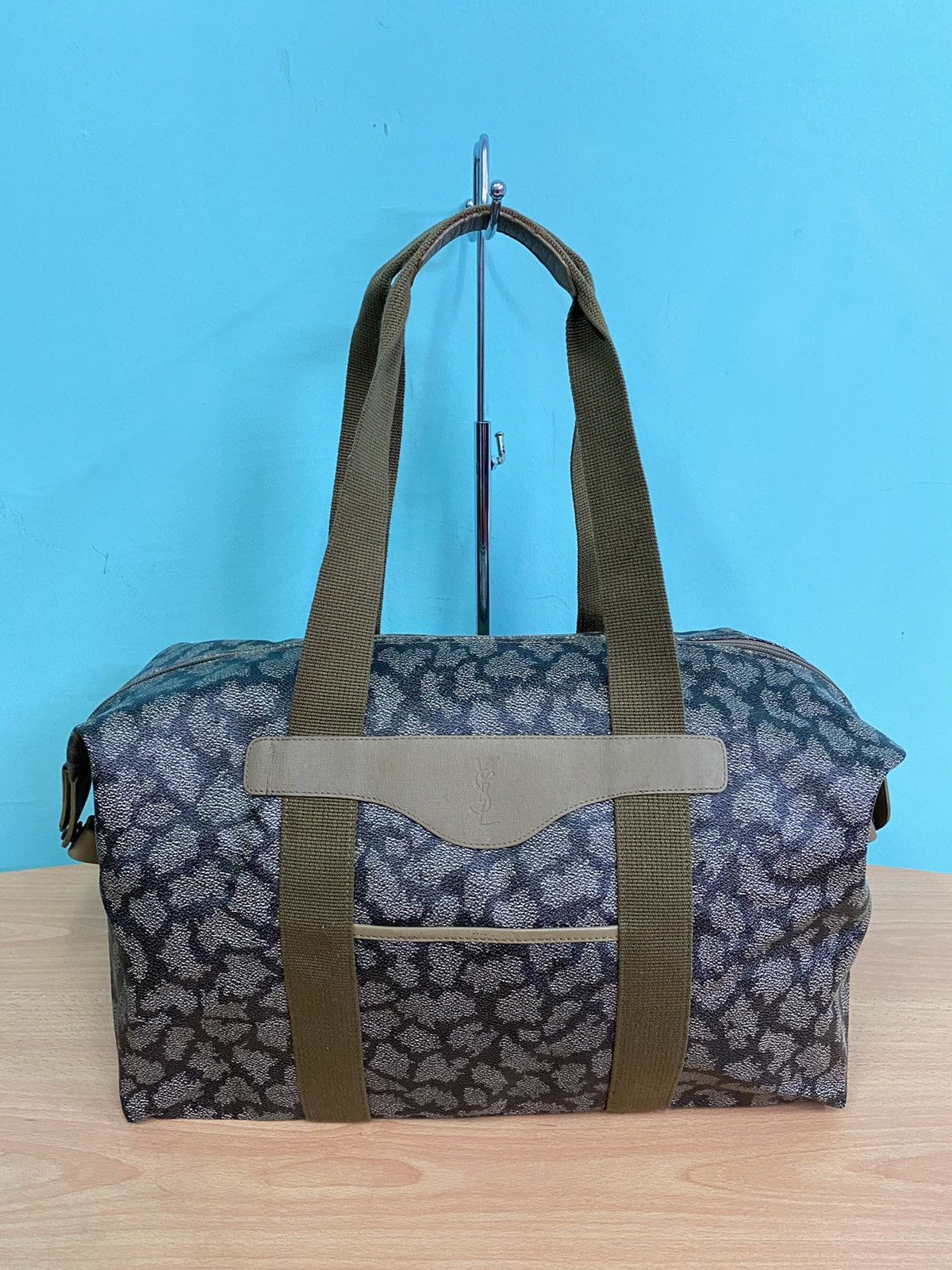 Yves Saint Laurent FINAL DROP VINTAGE YVES SAINT LAURENT TRAVEL BAG Size ONE SIZE - 17 Thumbnail