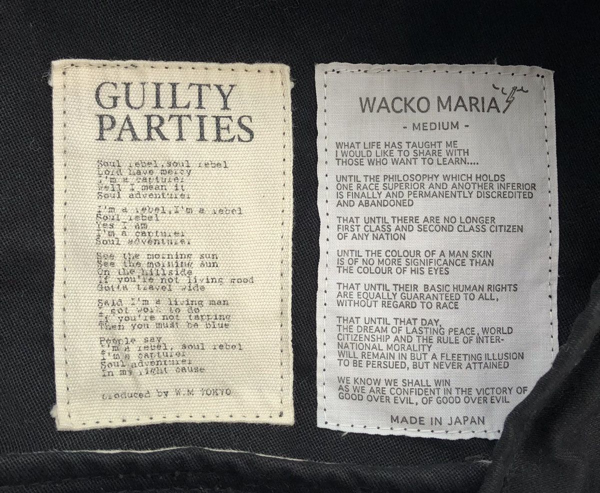 Wacko Maria 🔥Wacko Maria Guilty Parties Fuckers NYC M65 Parkas Jacket Size US M / EU 48-50 / 2 - 16 Thumbnail