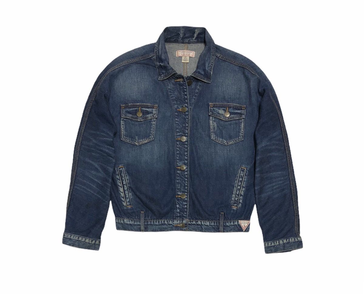 Guess Vintage Guess Jeans American Tradition Distressed Jacket Size S / US 4 / IT 40 - 1 Thumbnail