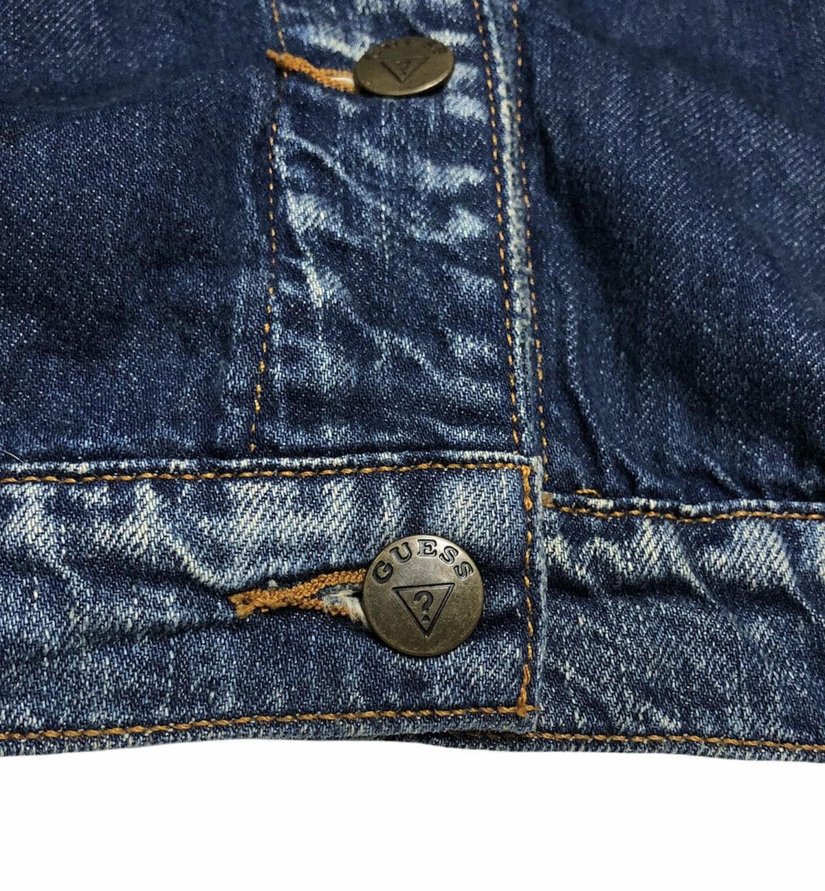 Guess Vintage Guess Jeans American Tradition Distressed Jacket Size S / US 4 / IT 40 - 10 Thumbnail