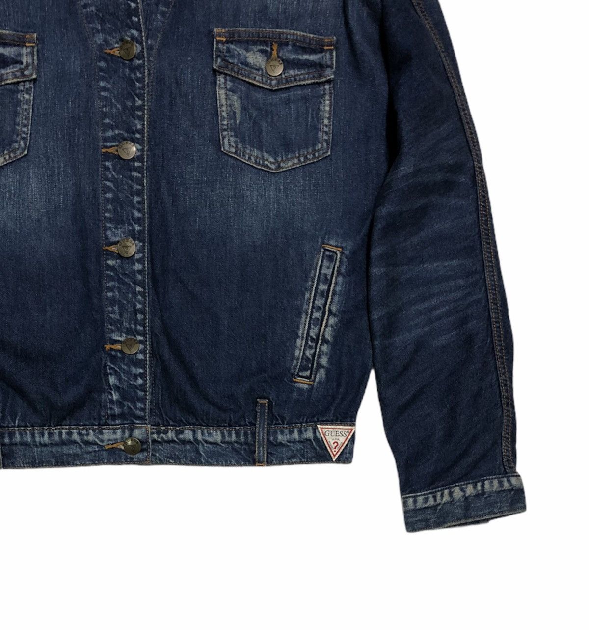 Guess Vintage Guess Jeans American Tradition Distressed Jacket Size S / US 4 / IT 40 - 4 Thumbnail