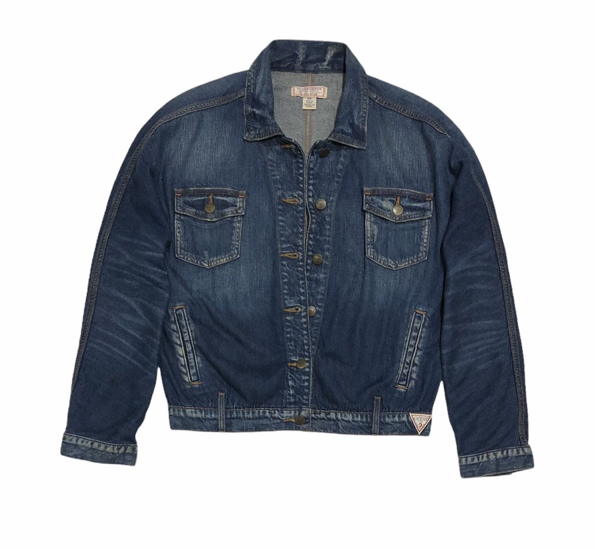 Guess Vintage Guess Jeans American Tradition Distressed Jacket Size S / US 4 / IT 40 - 2 Thumbnail