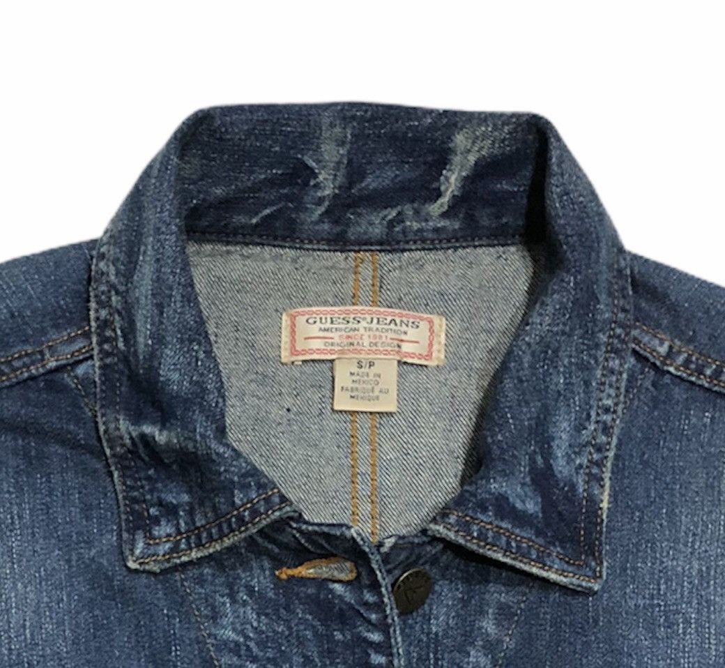 Guess Vintage Guess Jeans American Tradition Distressed Jacket Size S / US 4 / IT 40 - 6 Thumbnail