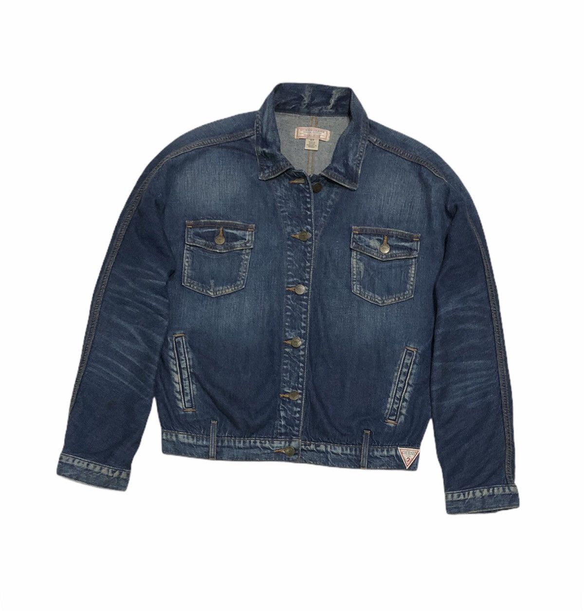 Guess Vintage Guess Jeans American Tradition Distressed Jacket Size S / US 4 / IT 40 - 3 Thumbnail