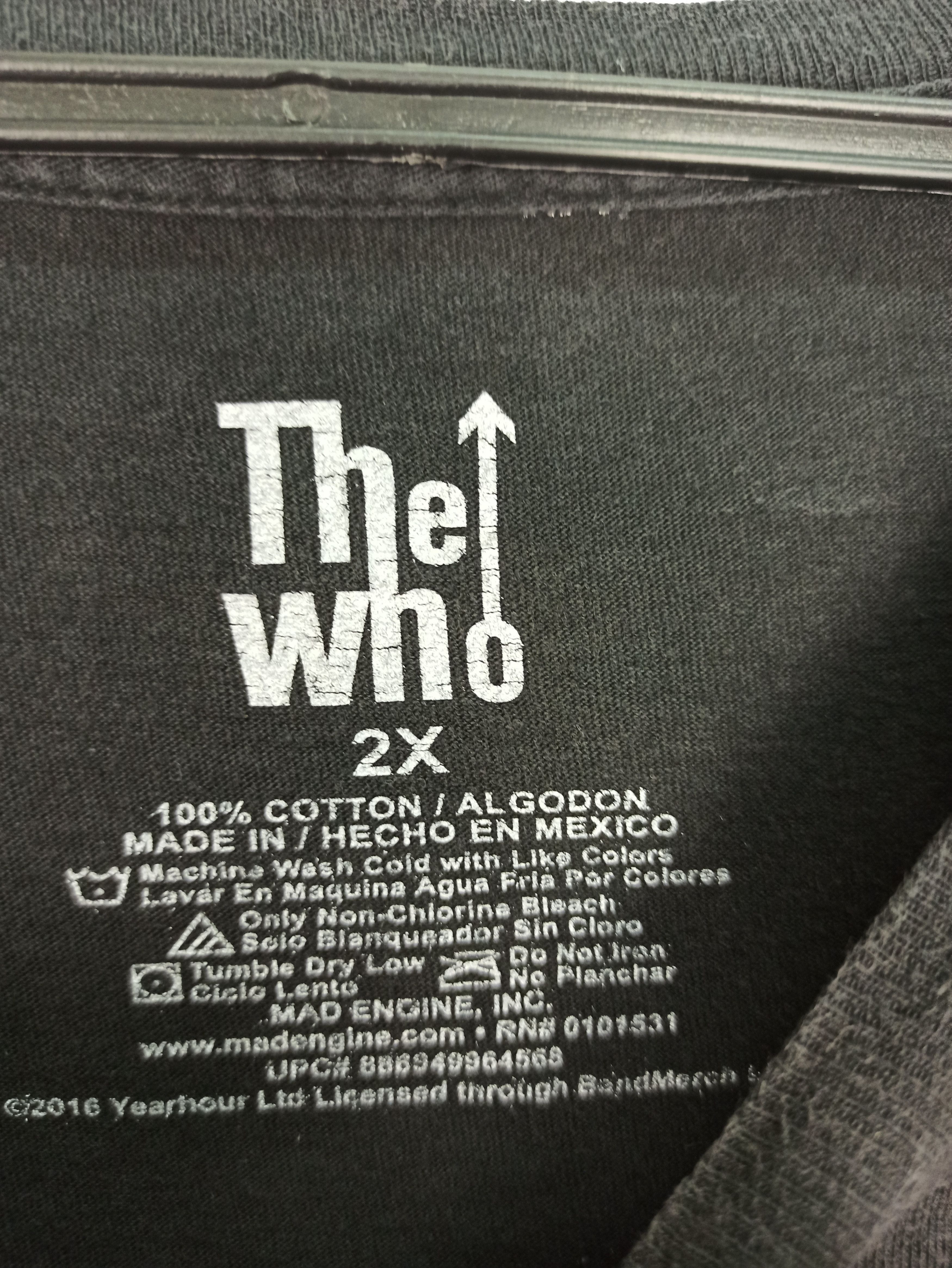 Band Tees Rare The Who Band Tee shirt Big Size (c41) Size US XXL / EU 58 / 5 - 5 Thumbnail