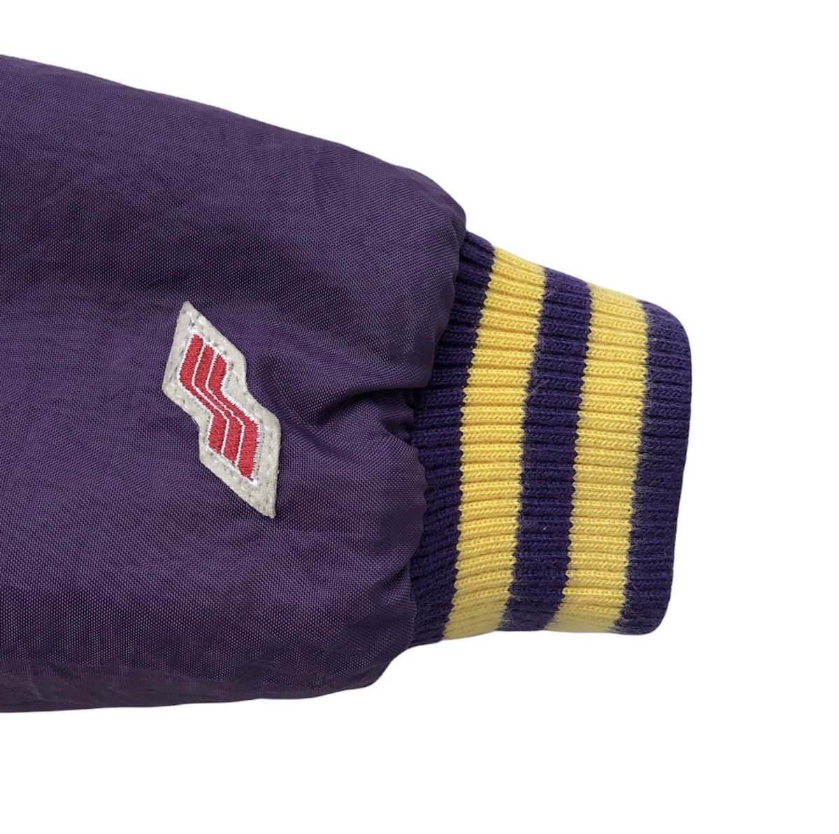 Vintage 🔥Vtg 90s NBA Los Angeles Lakers Swingster Bomber Jacket Size US M / EU 48-50 / 2 - 8 Thumbnail
