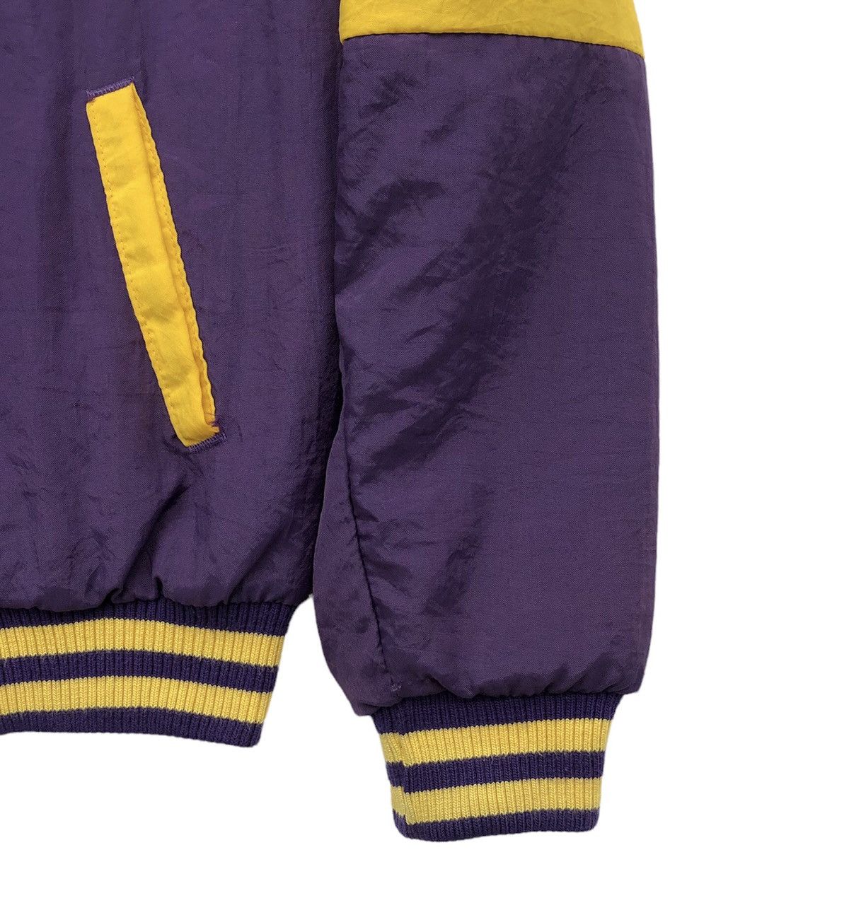 Vintage 🔥Vtg 90s NBA Los Angeles Lakers Swingster Bomber Jacket Size US M / EU 48-50 / 2 - 5 Thumbnail
