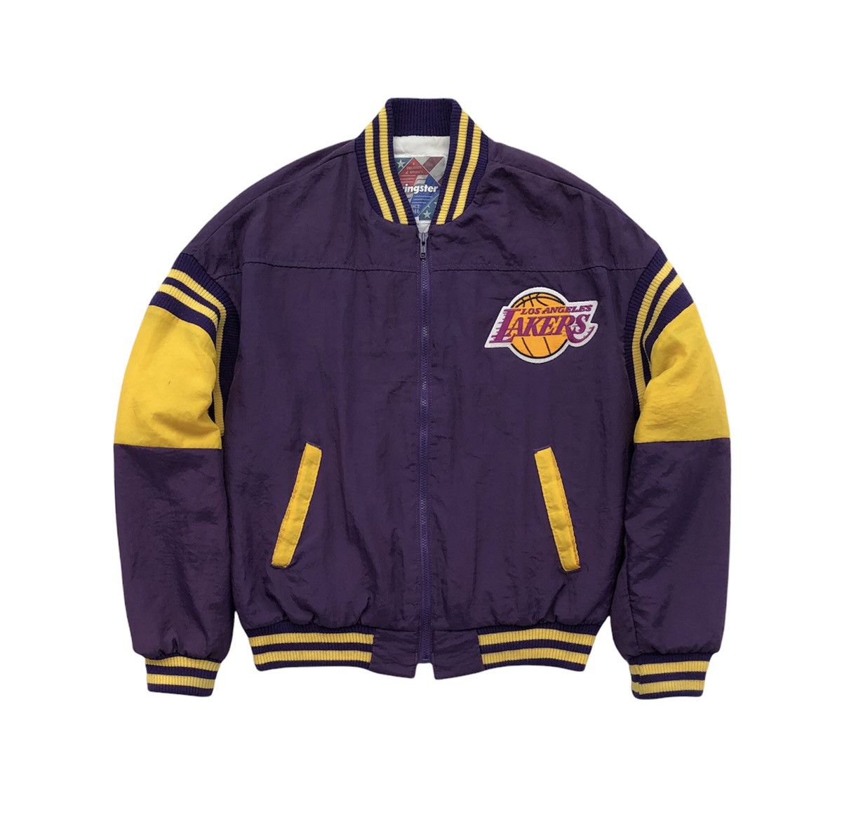 NBA 🔥Vtg 90s NBA Los Angeles Lakers Swingster Bomber Jacket | Grailed