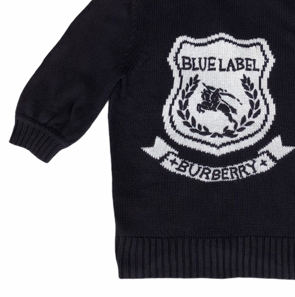 Burberry Burberry London Blue Label Embossed Logo Knitted Sweatshirt Size S / US 4 / IT 40 - 8 Thumbnail