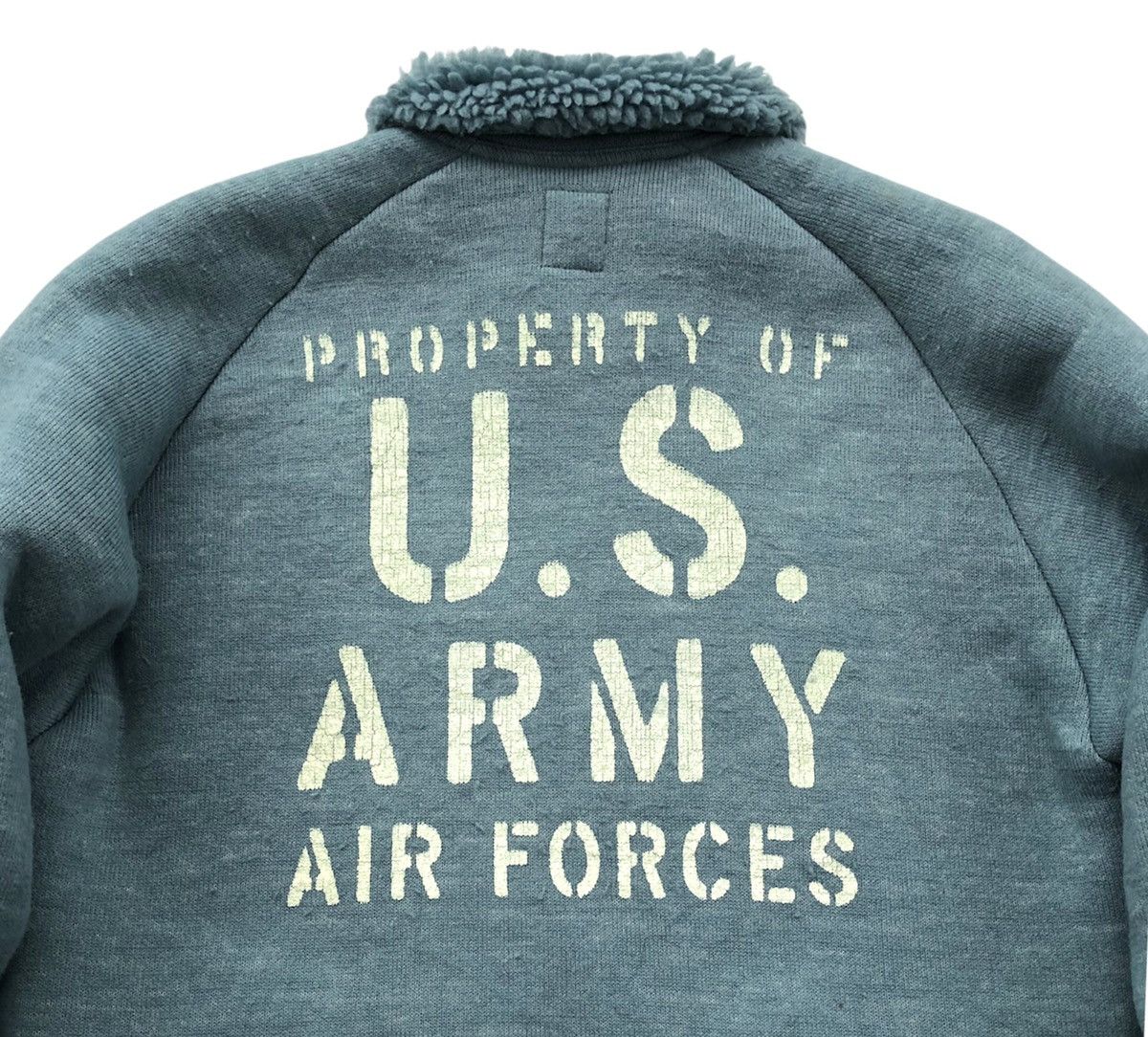 VTG Toys McCOY U.S. ARMY Air Force Fleece Zip Blouson Jacket