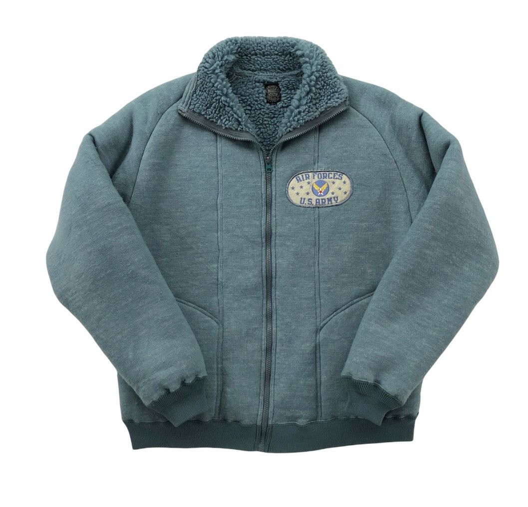 VTG Toys McCOY U.S. ARMY Air Force Fleece Zip Blouson Jacket