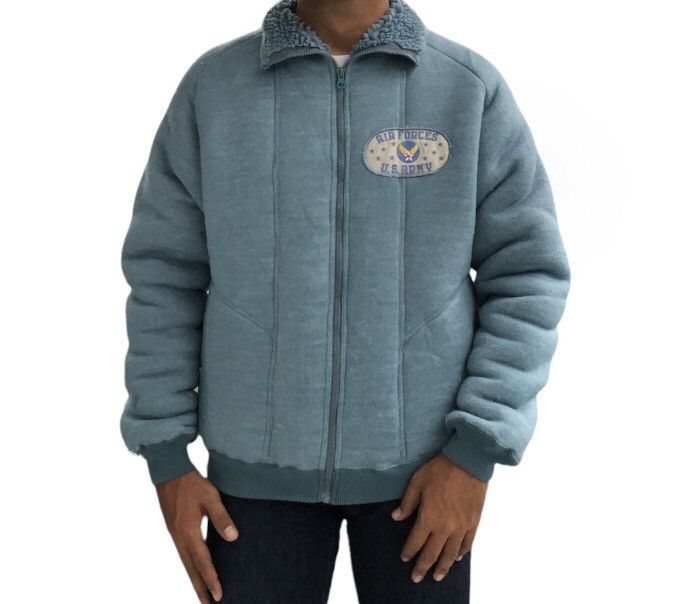 VTG Toys McCOY U.S. ARMY Air Force Fleece Zip Blouson Jacket