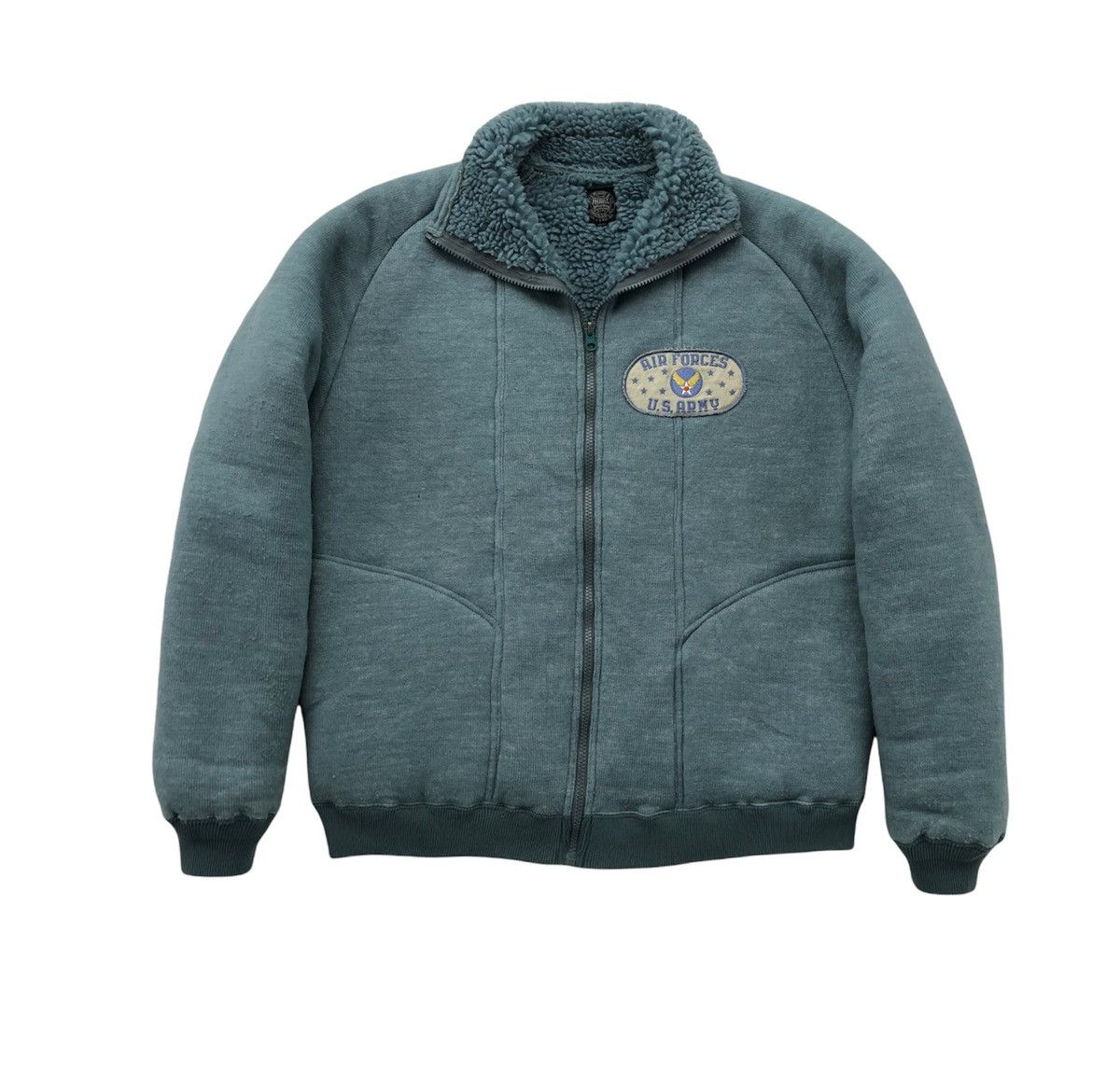 VTG Toys McCOY U.S. ARMY Air Force Fleece Zip Blouson Jacket