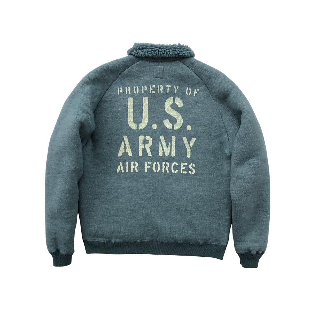 VTG Toys McCOY U.S. ARMY Air Force Fleece Zip Blouson Jacket