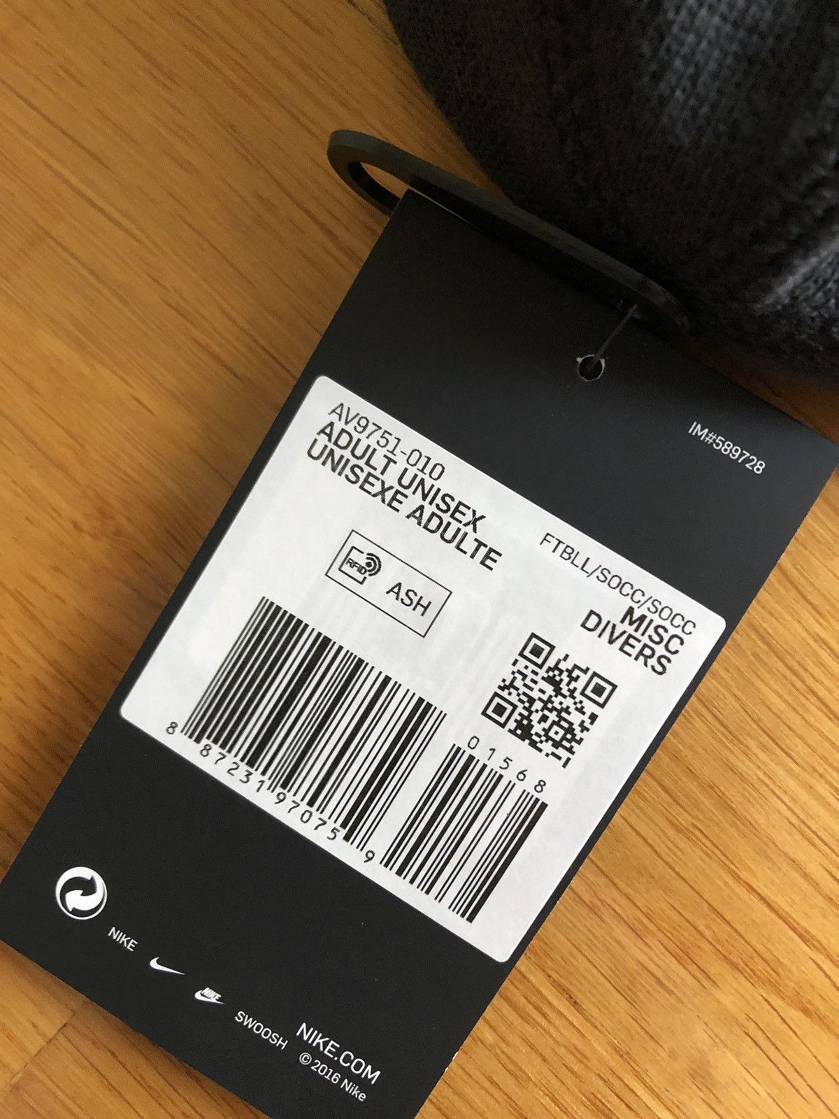 Nike Nike Black Dri-fit Big Swoosh flex beanie similar to Stussy Size ONE SIZE - 5 Thumbnail