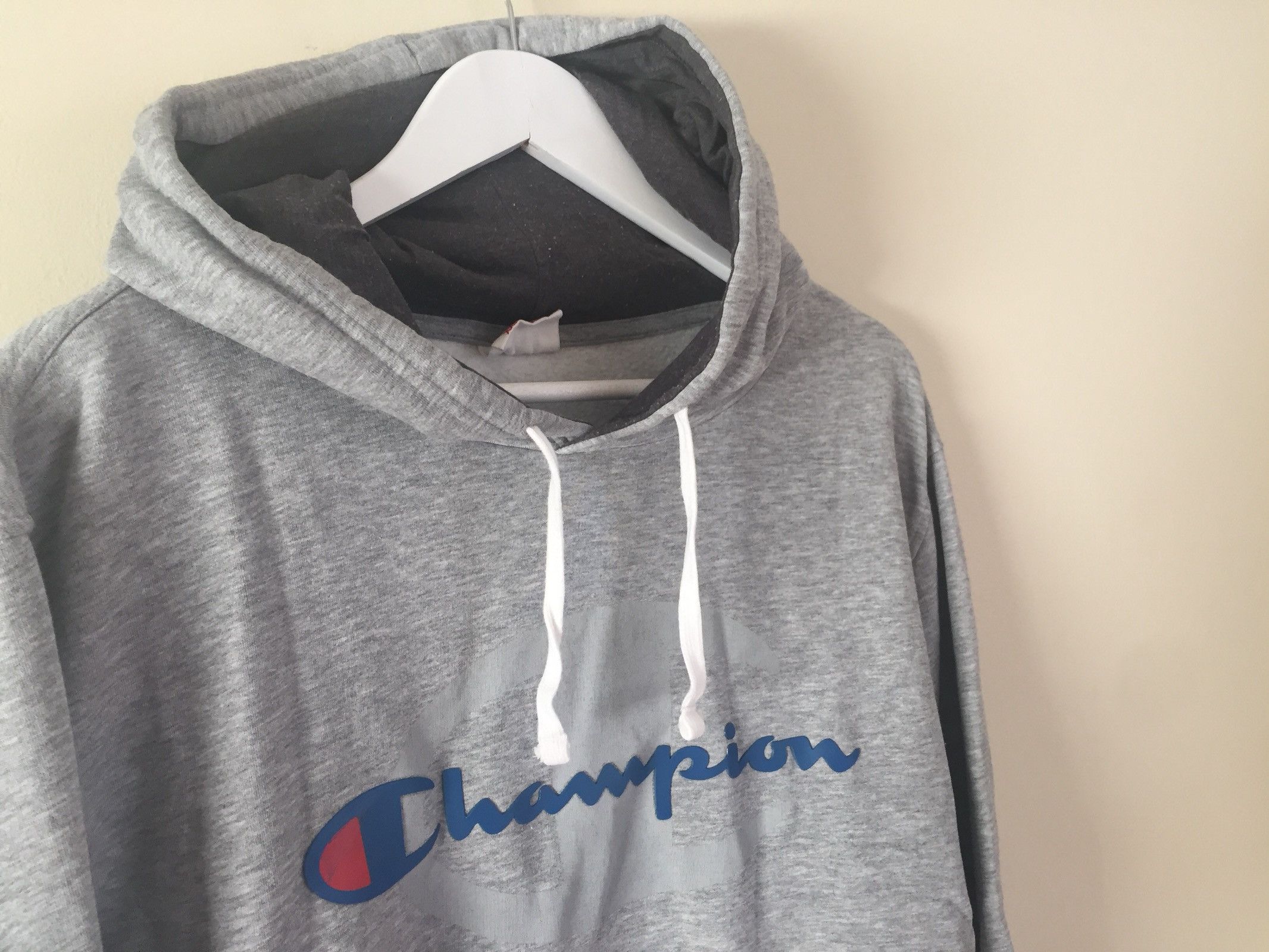 Champion Champions Oversized Fleeced Grey Hoodie Size US XXL / EU 58 / 5 - 2 Thumbnail