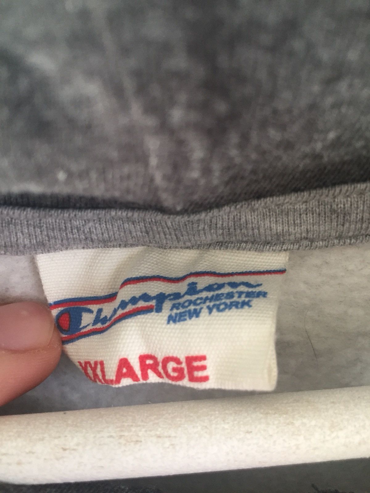 Champion Champions Oversized Fleeced Grey Hoodie Size US XXL / EU 58 / 5 - 3 Thumbnail