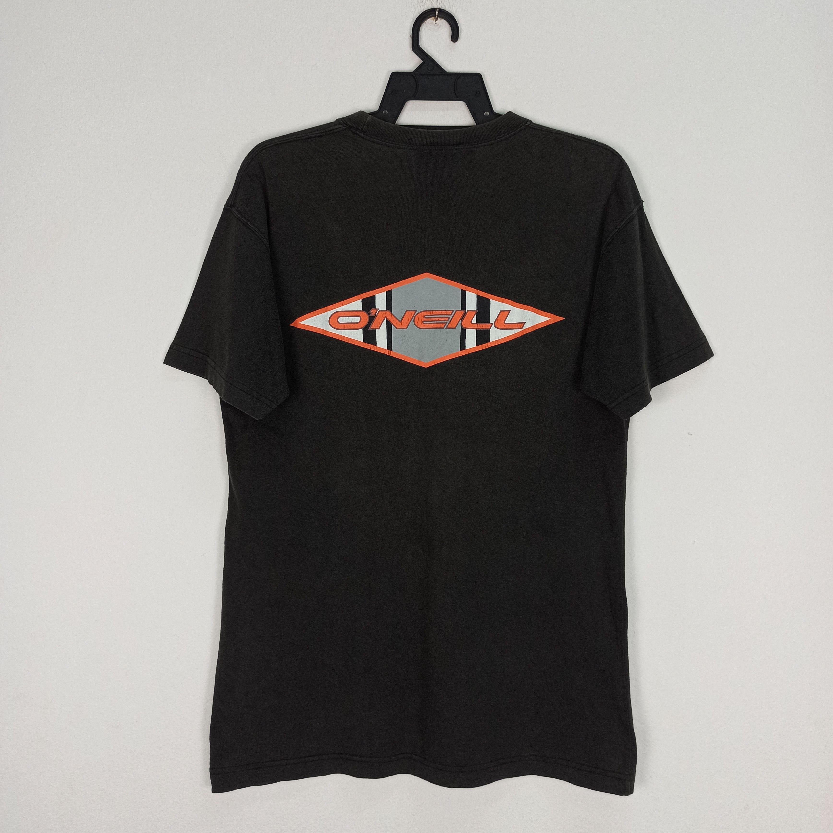 O'Neill Vintage Oneill USA Faded Black Tshirt Size US M / EU 48-50 / 2 - 1 Thumbnail