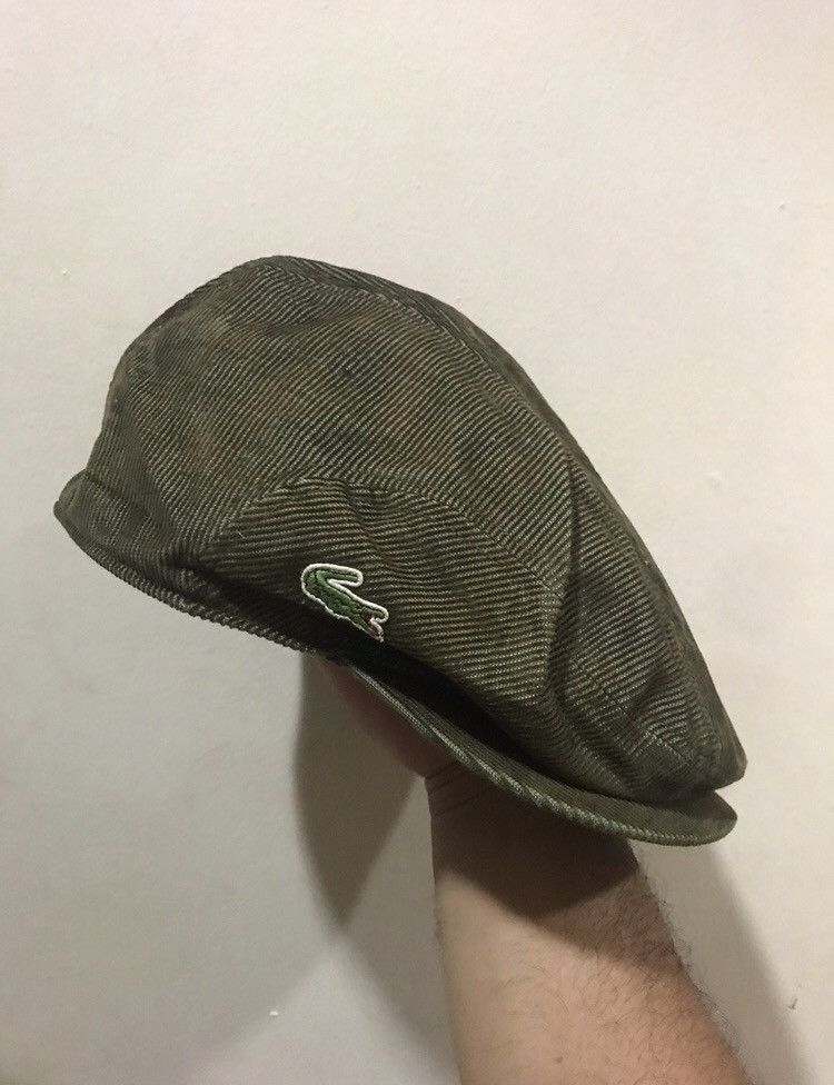 VTG Lacoste Corduroy Flat Hat
