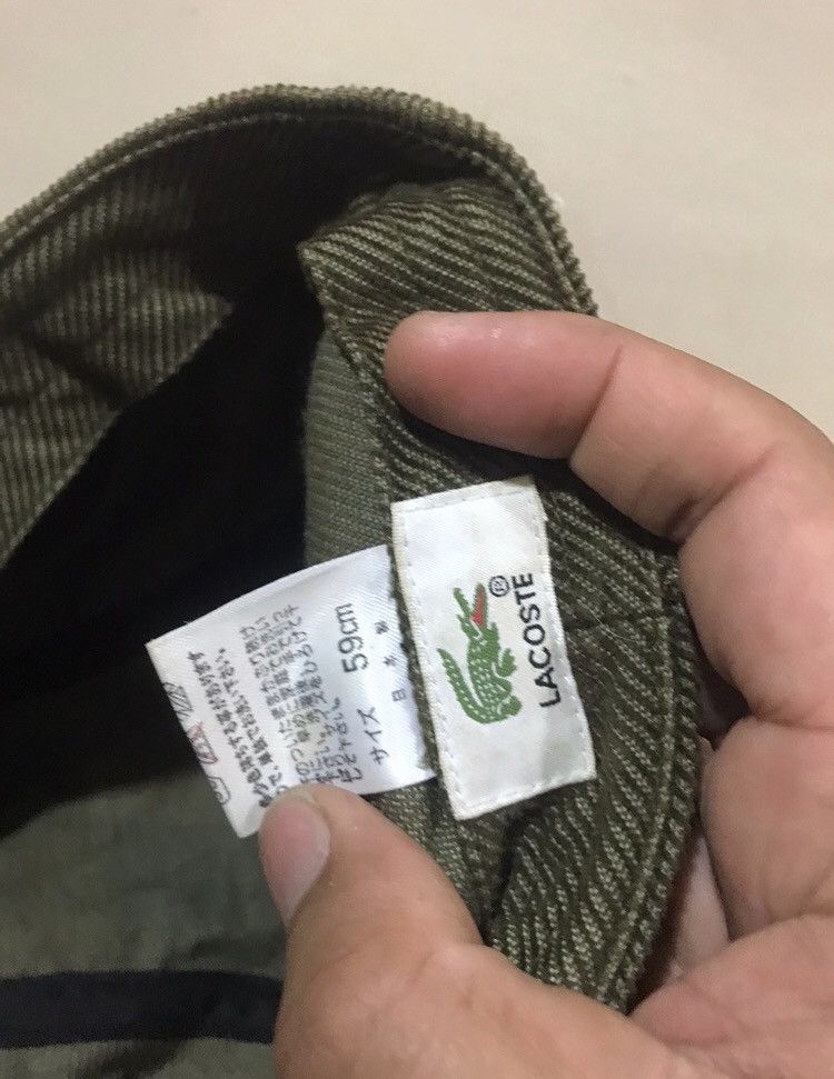 Lacoste × Vintage VTG Lacoste Corduroy Flat Hat Size ONE SIZE - 7 Thumbnail