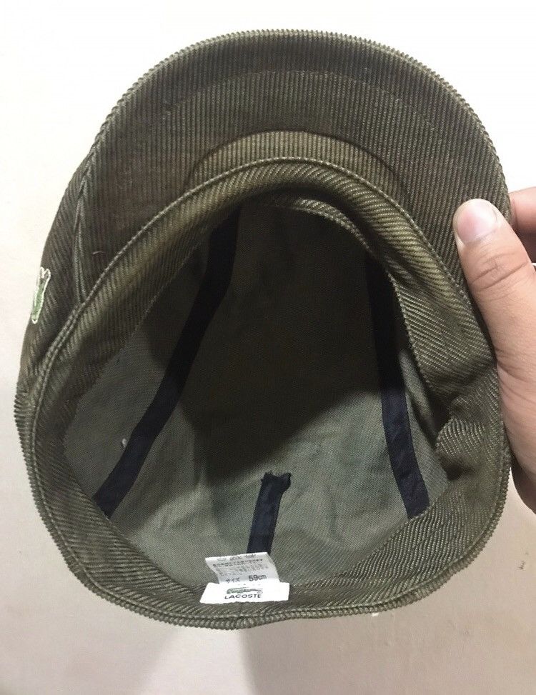 Lacoste × Vintage VTG Lacoste Corduroy Flat Hat Size ONE SIZE - 6 Thumbnail