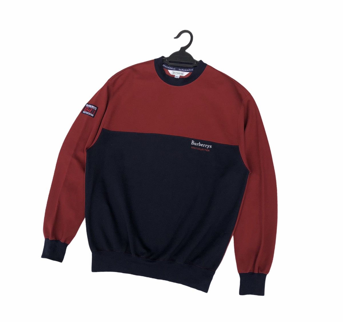 Burberry Vtg Burberrys Golf Collection Sweatshirt Embroidery Logo Size US M / EU 48-50 / 2 - 2 Thumbnail