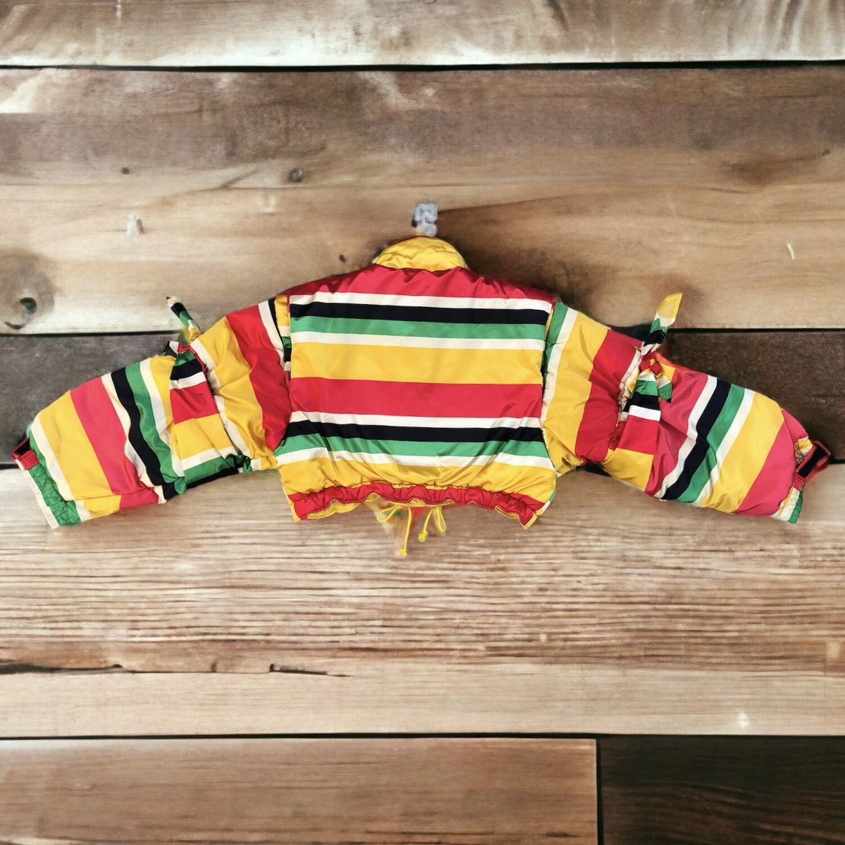 Vintage Made By Creation Gagan-Do Half Multi Coloured Ski Jacket Size M / US 6-8 / IT 42-44 - 2 Thumbnail