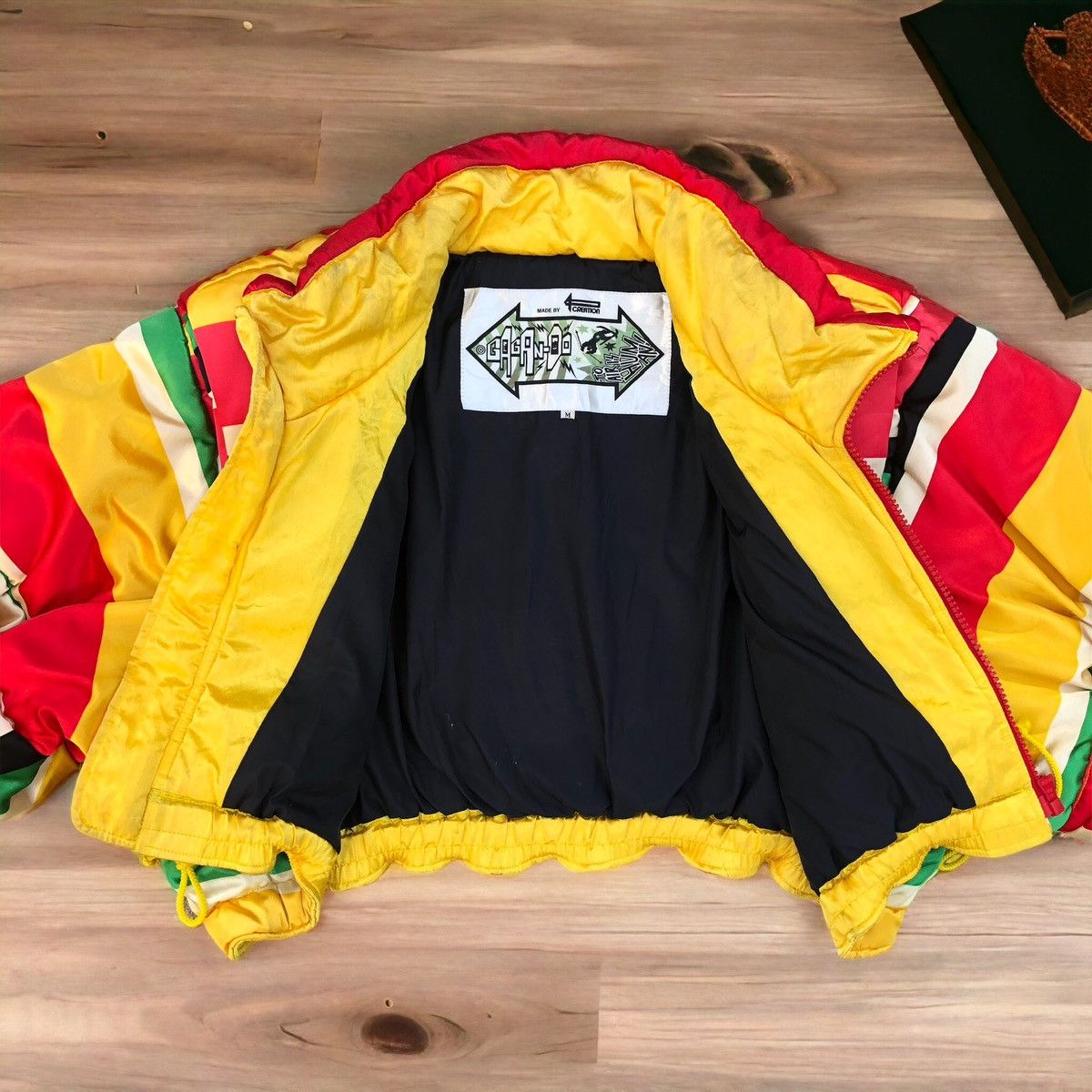 Vintage Made By Creation Gagan-Do Half Multi Coloured Ski Jacket Size M / US 6-8 / IT 42-44 - 5 Thumbnail
