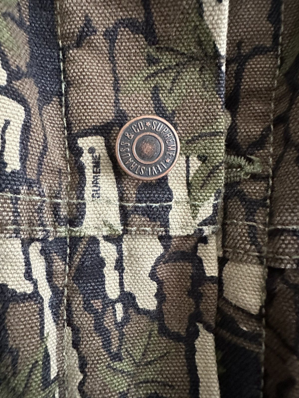 Supreme x Levis Denim Sherpa Trucker Jacket