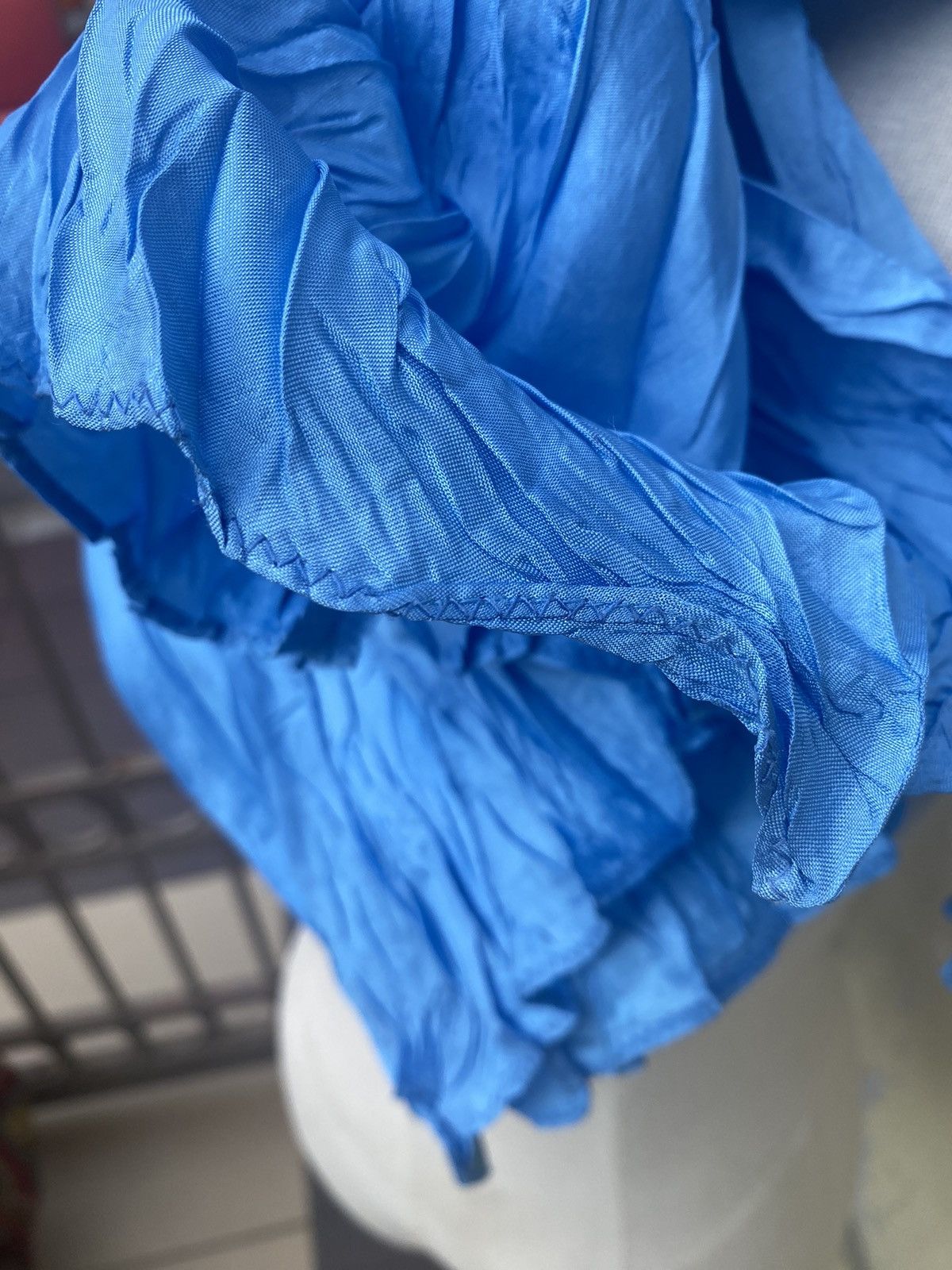 Issey Miyake blue button up Size L / US 10 / IT 46 - 7 Thumbnail