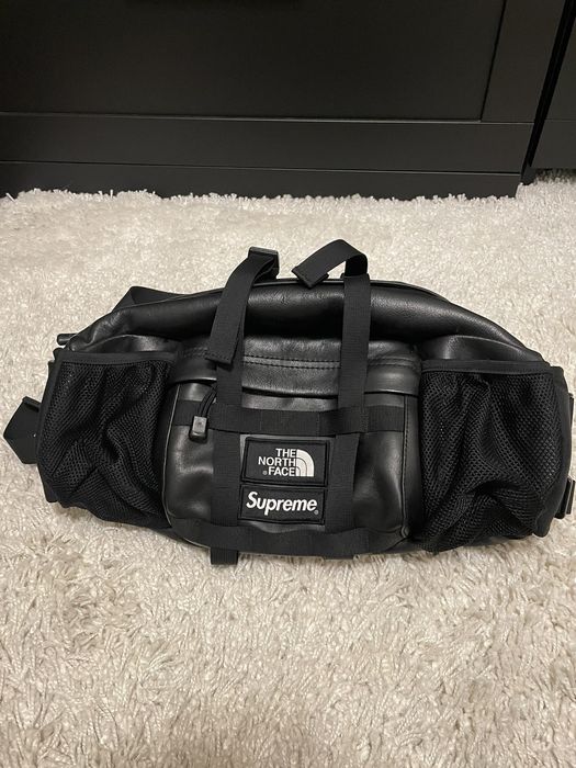 Supreme north best sale face leather bag