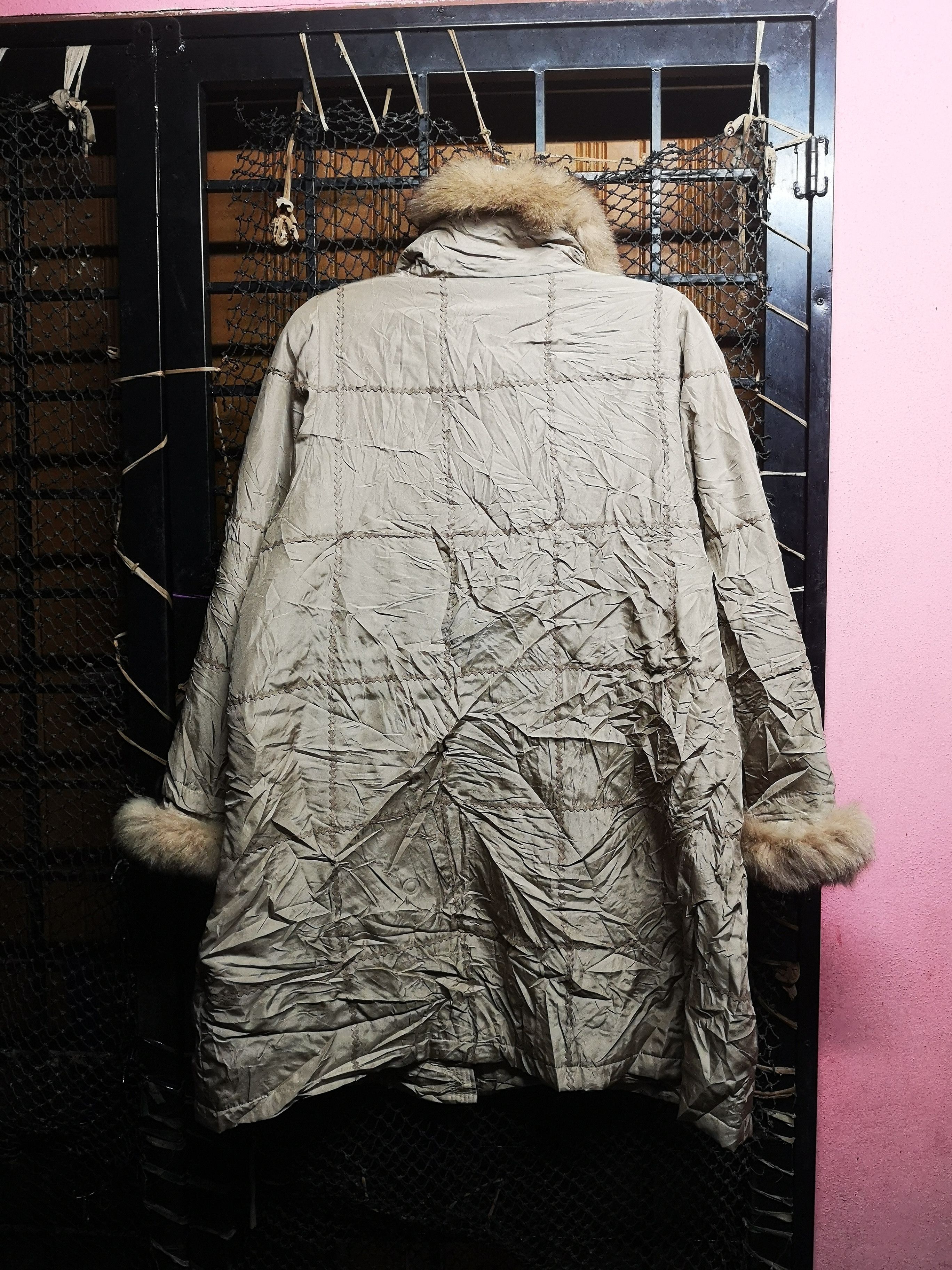 Japanese Brand × Vintage Lapine Rouge Long Coat with Original Fur Size L / US 10 / IT 46 - 2 Thumbnail