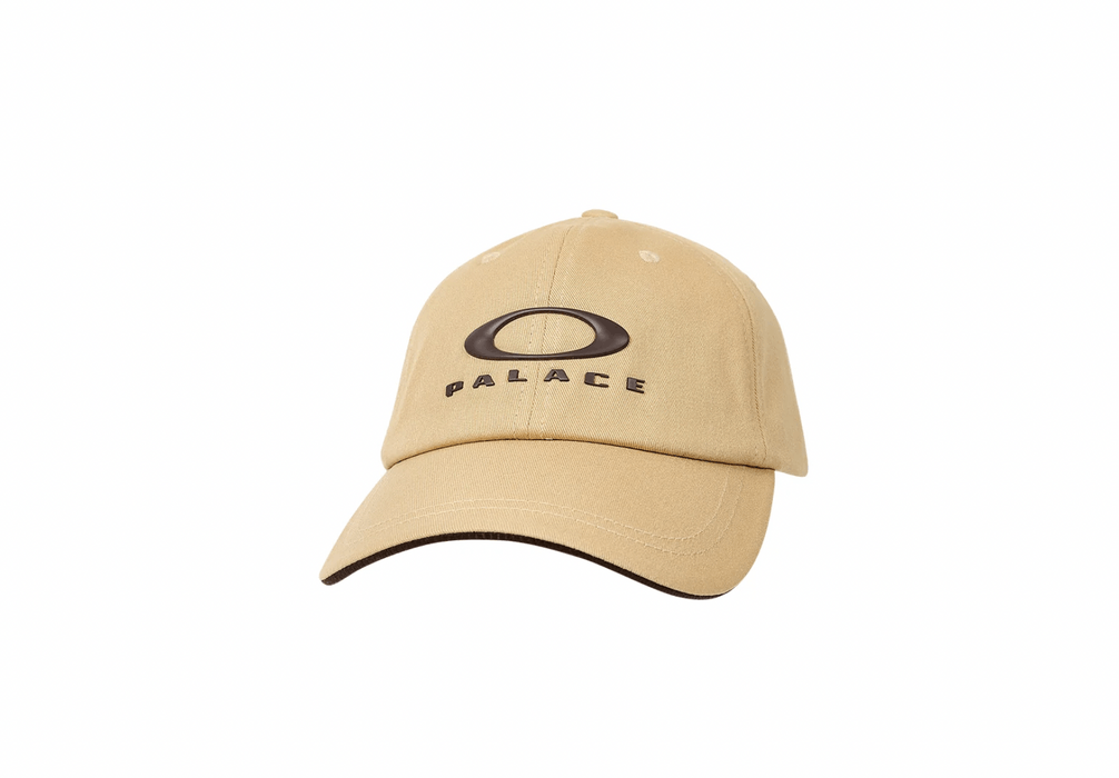 Palace Palace Oakley 6 Panel Hat in Sand Brown | Grailed