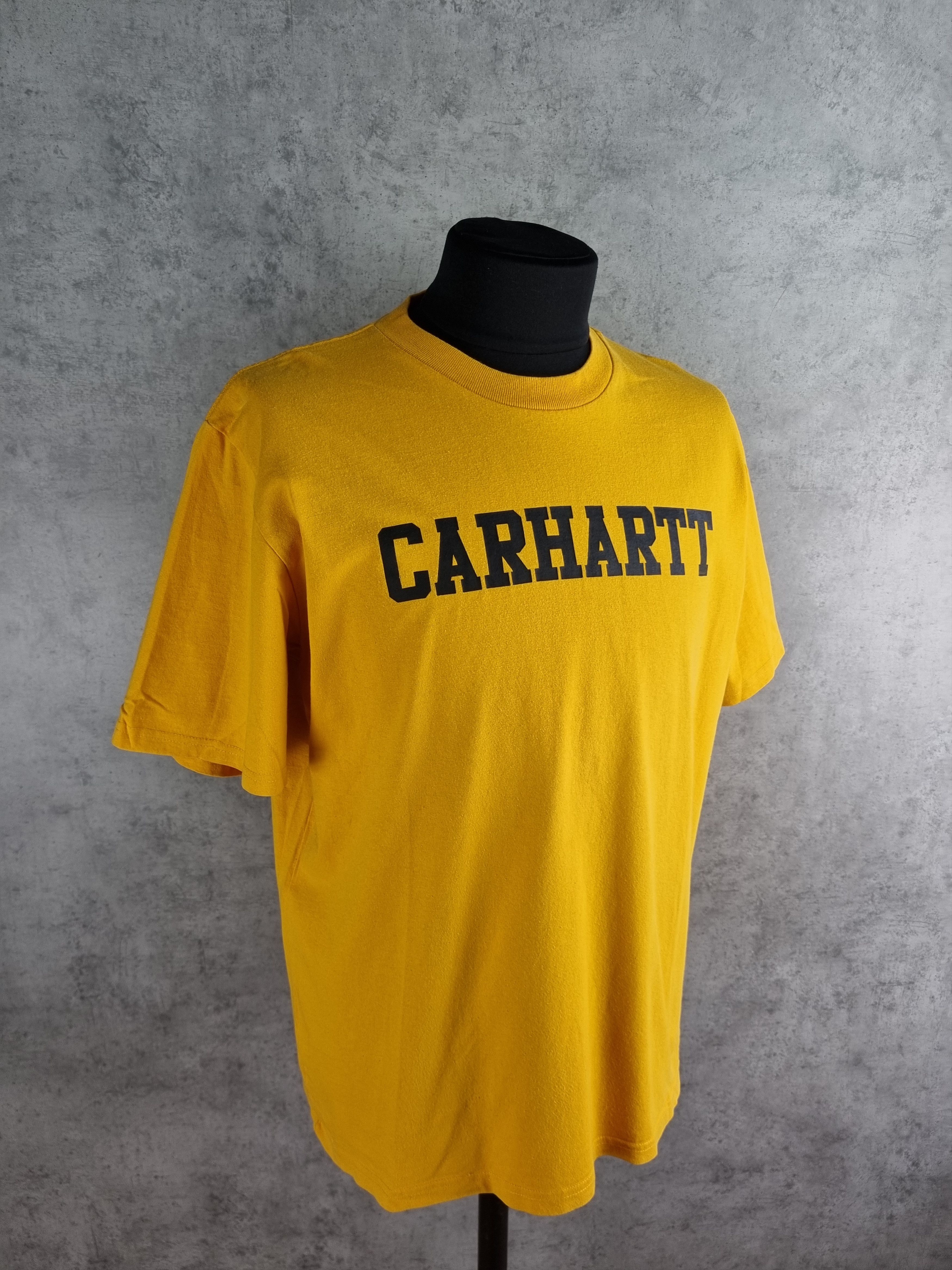 Carhartt × Carhartt Wip Cool color Big Logo Carhartt College Tee Shirt Size US XL / EU 56 / 4 - 2 Thumbnail